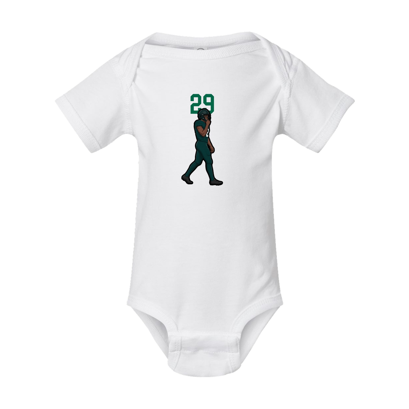 Baby Onesie — Number Top in White