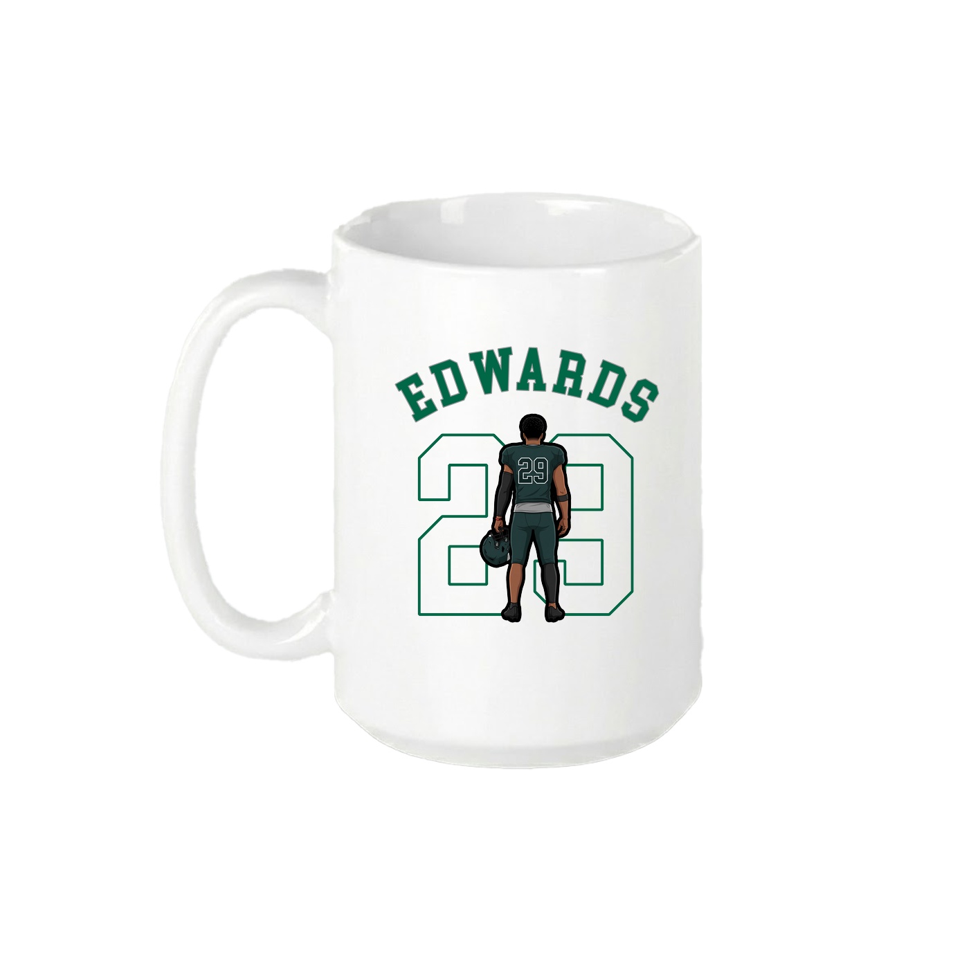 15oz Coffee Mug — Shirsey Arch in White