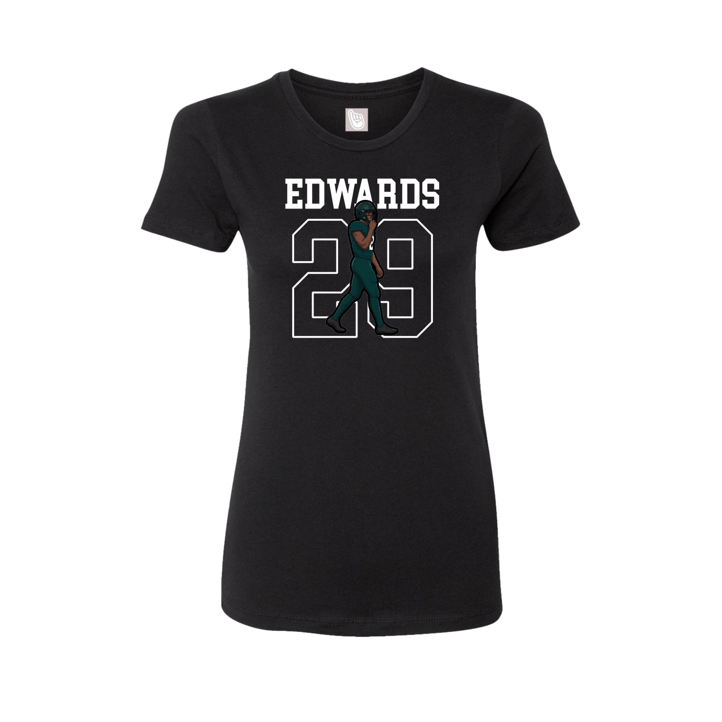 Fitted Women's Tee — Shirsey in Black