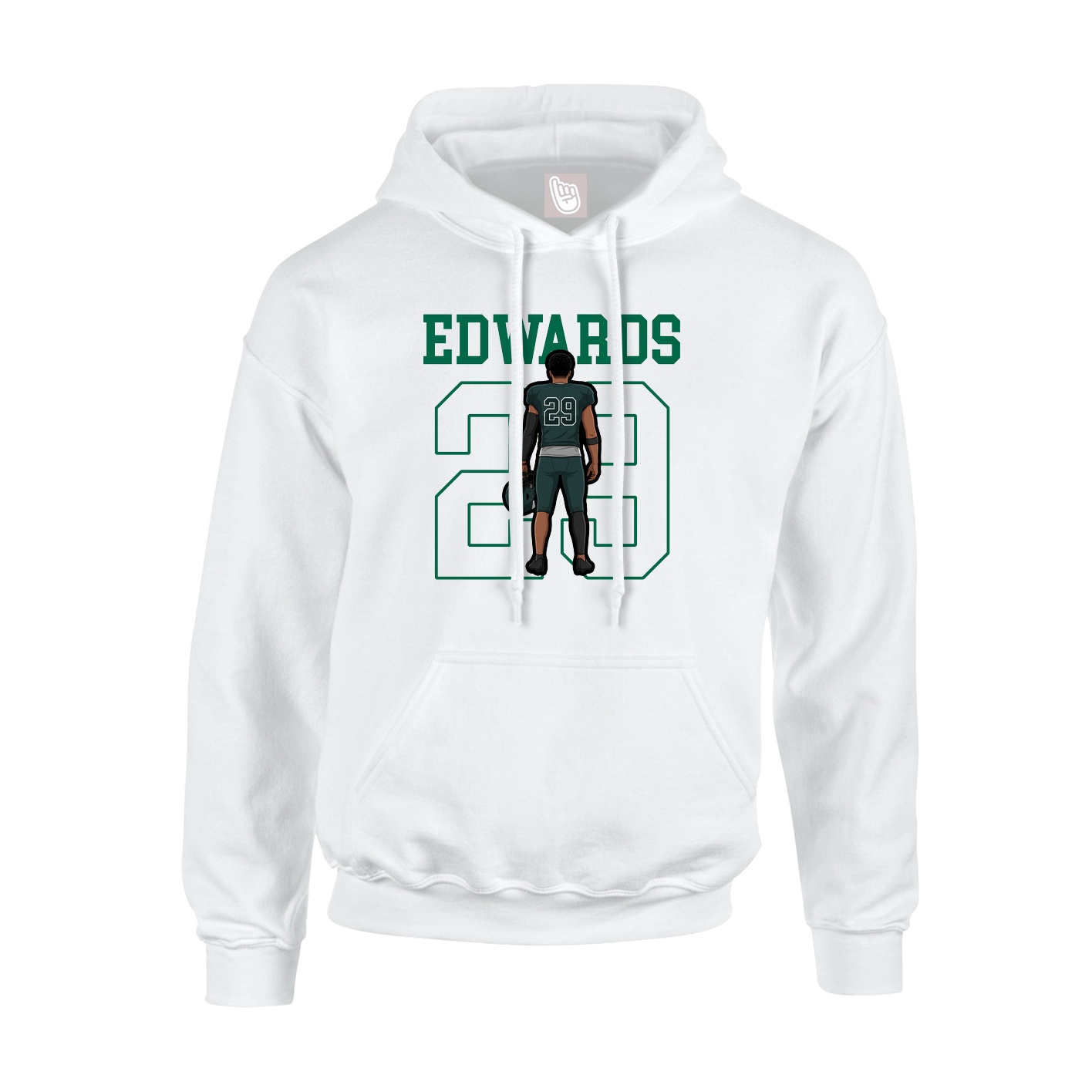 Youth Hoodie — Shirsey in White