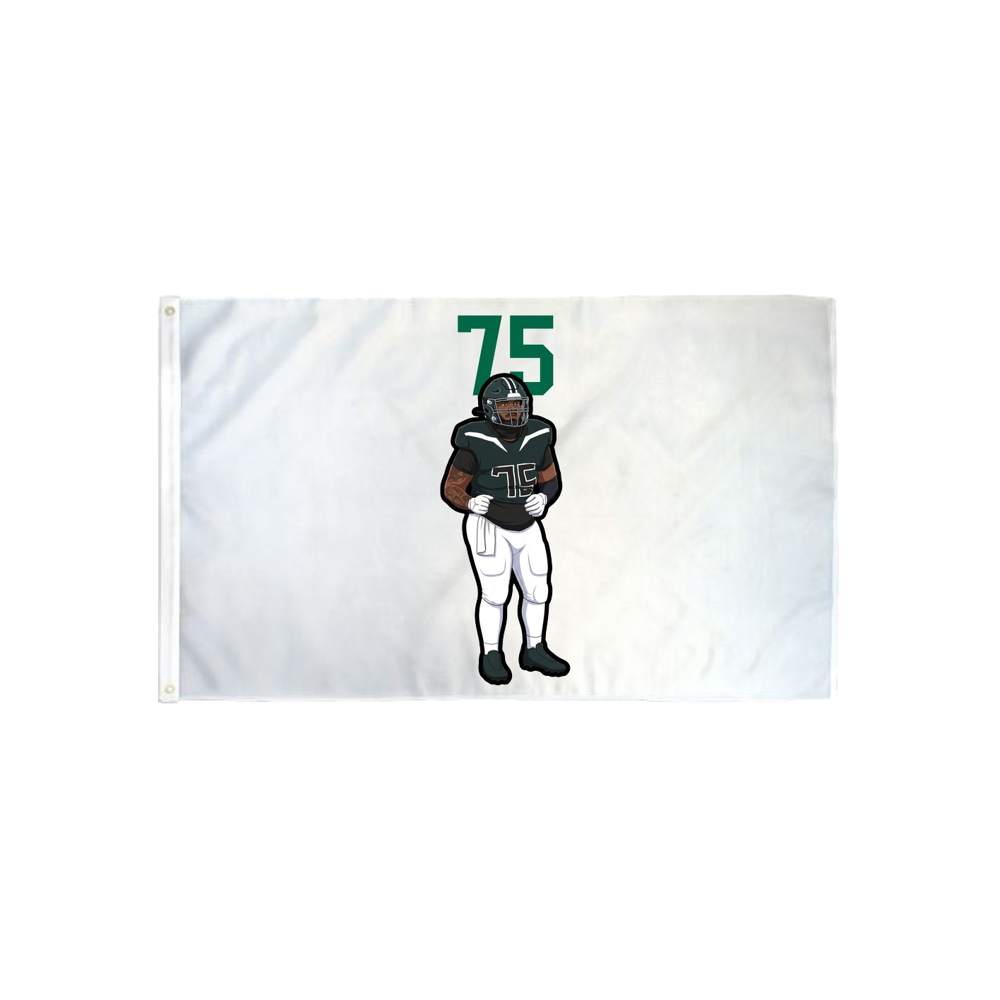 3x5 Flag — Number Top in Classic