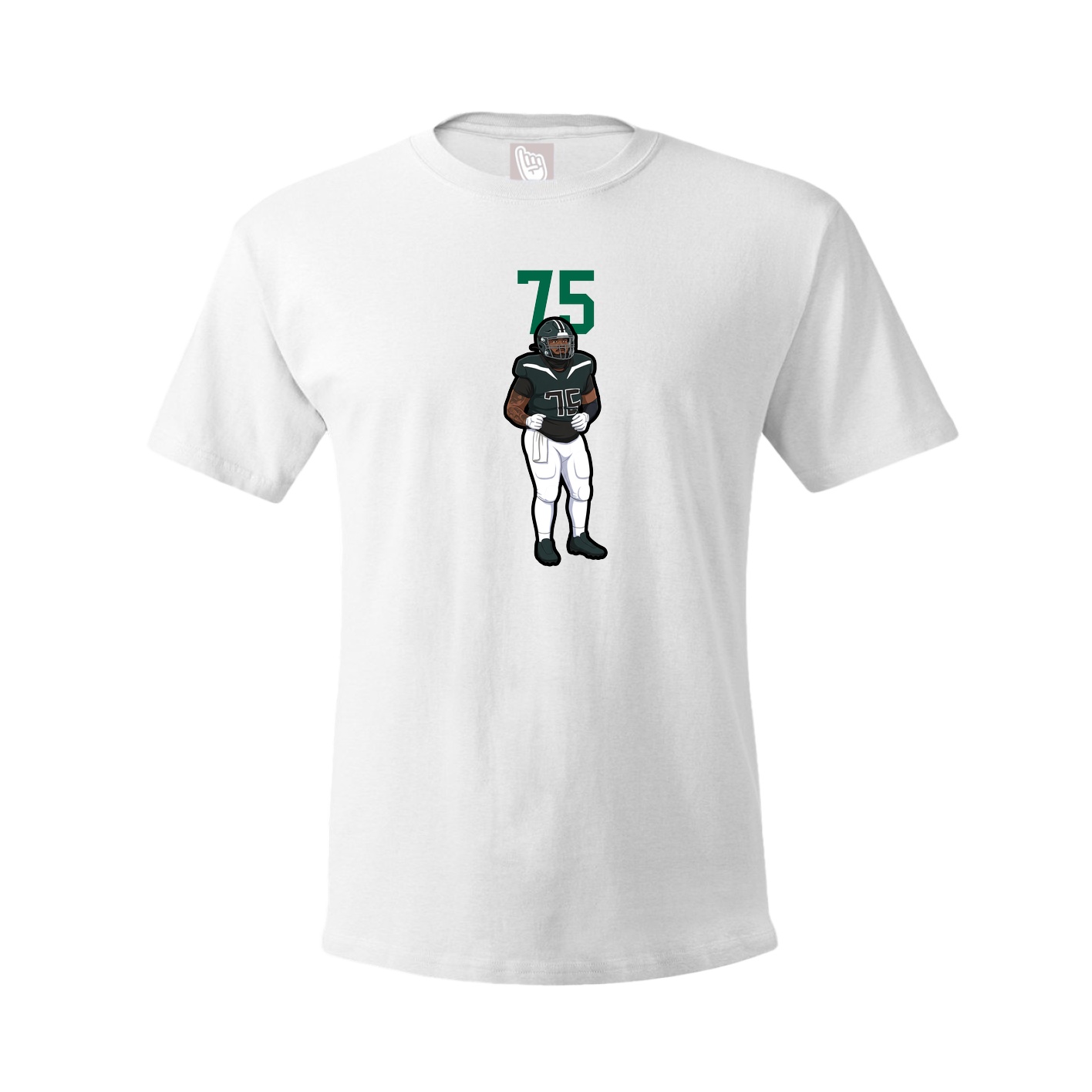 Tee — Number Top in White