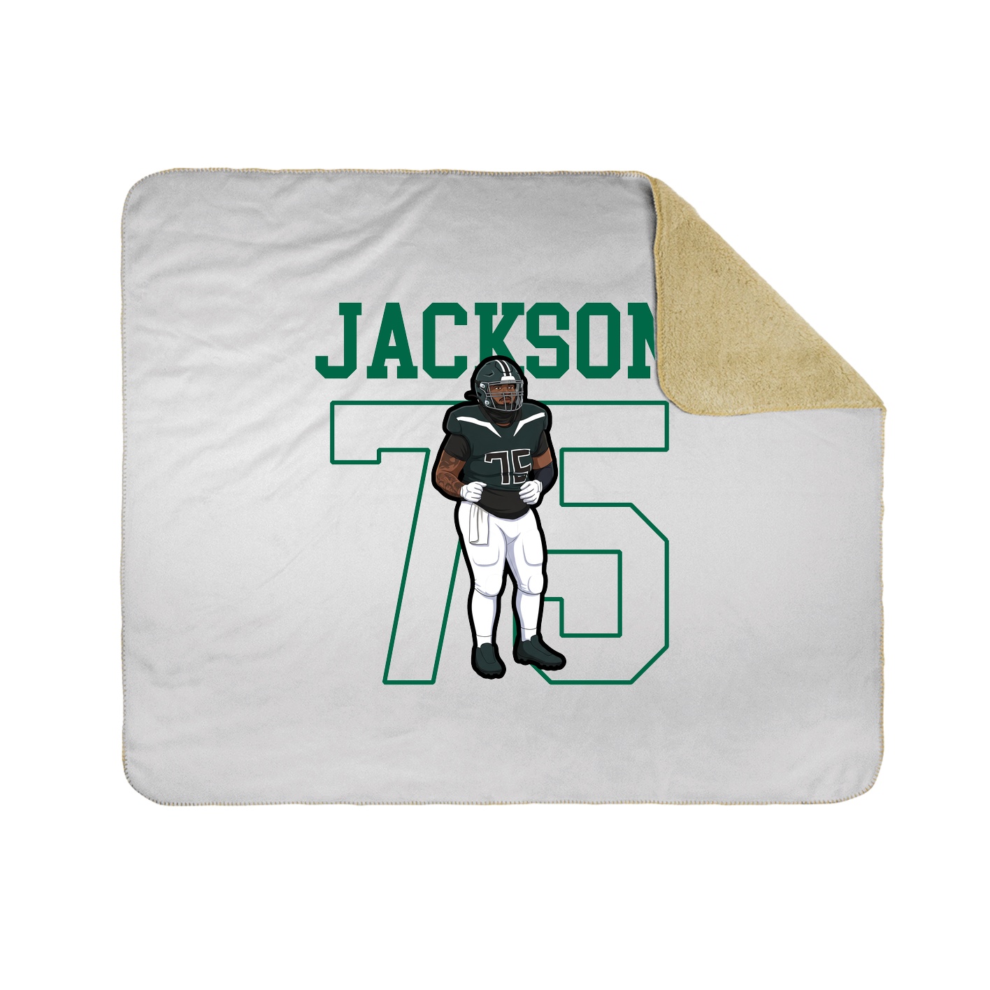 50x60 Sherpa Lined Throw Blanket