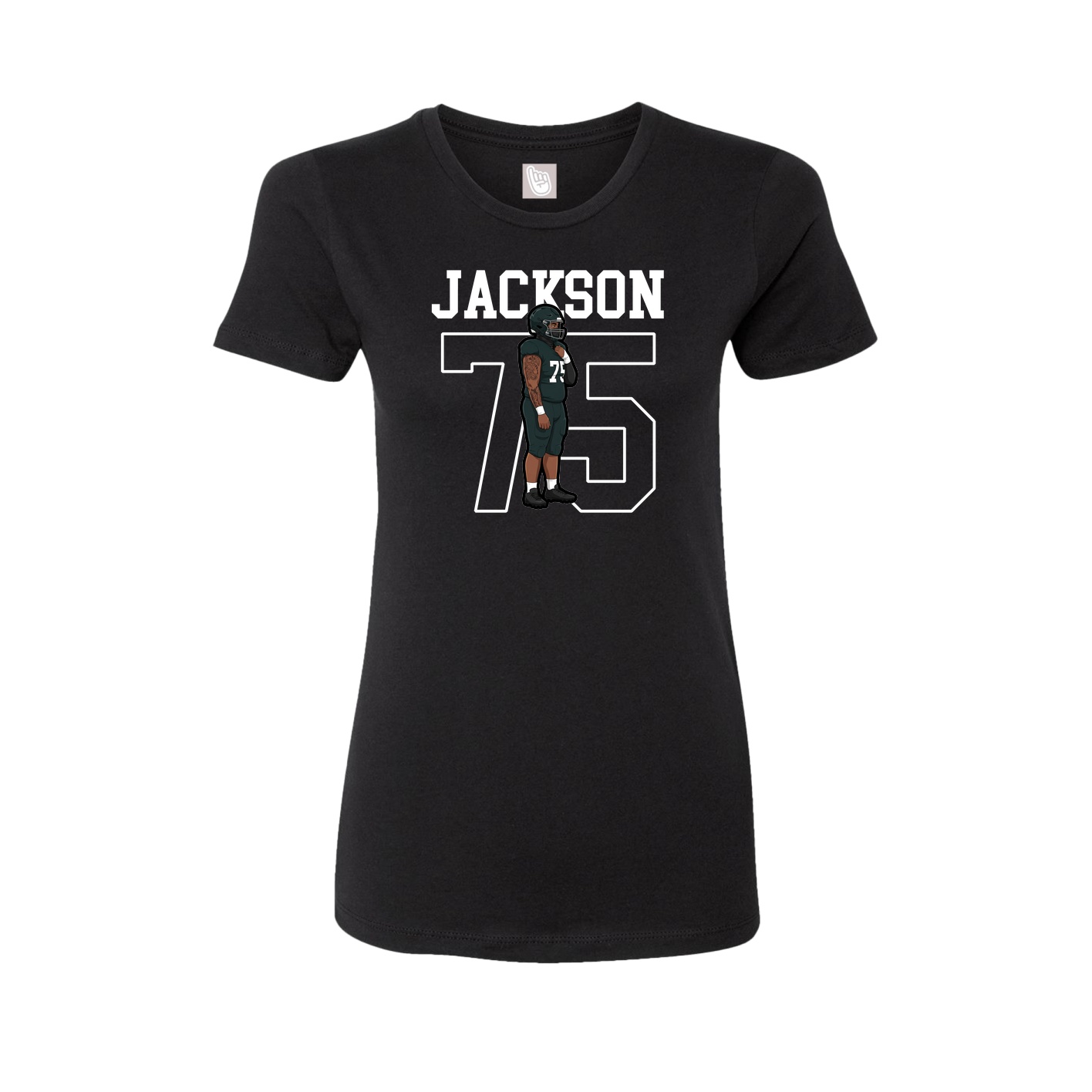 Fitted Women's Tee — Shirsey in Black