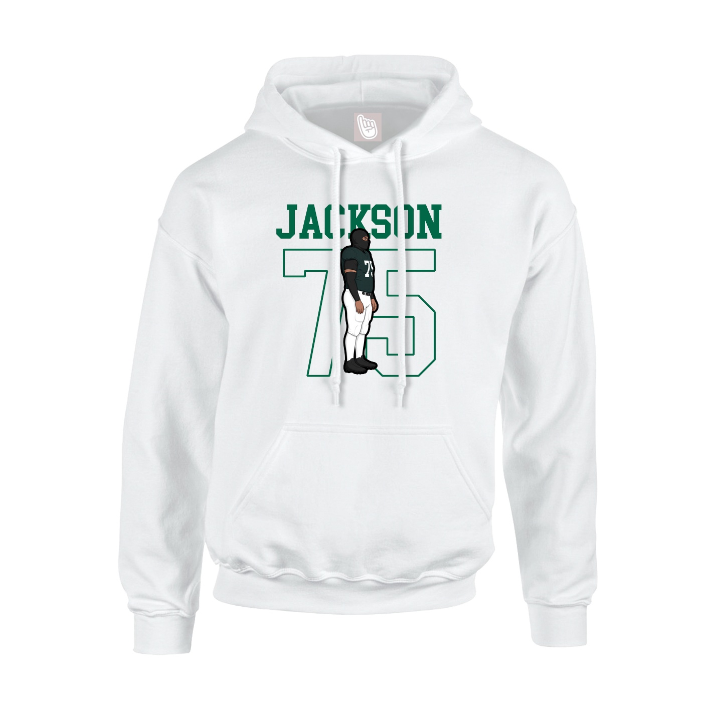 Hoodie — Shirsey in White
