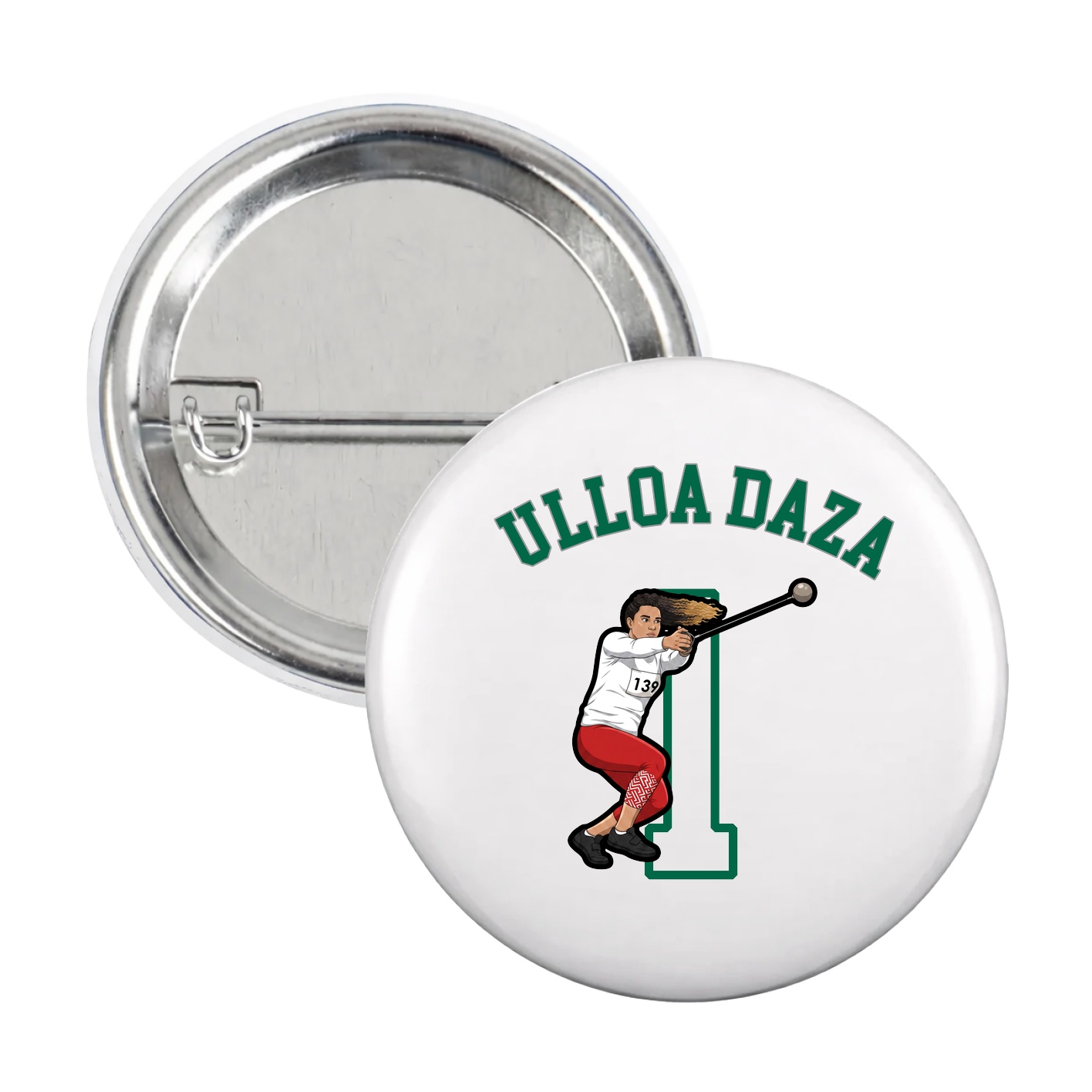 Game Day Button — Shirsey Arch in White