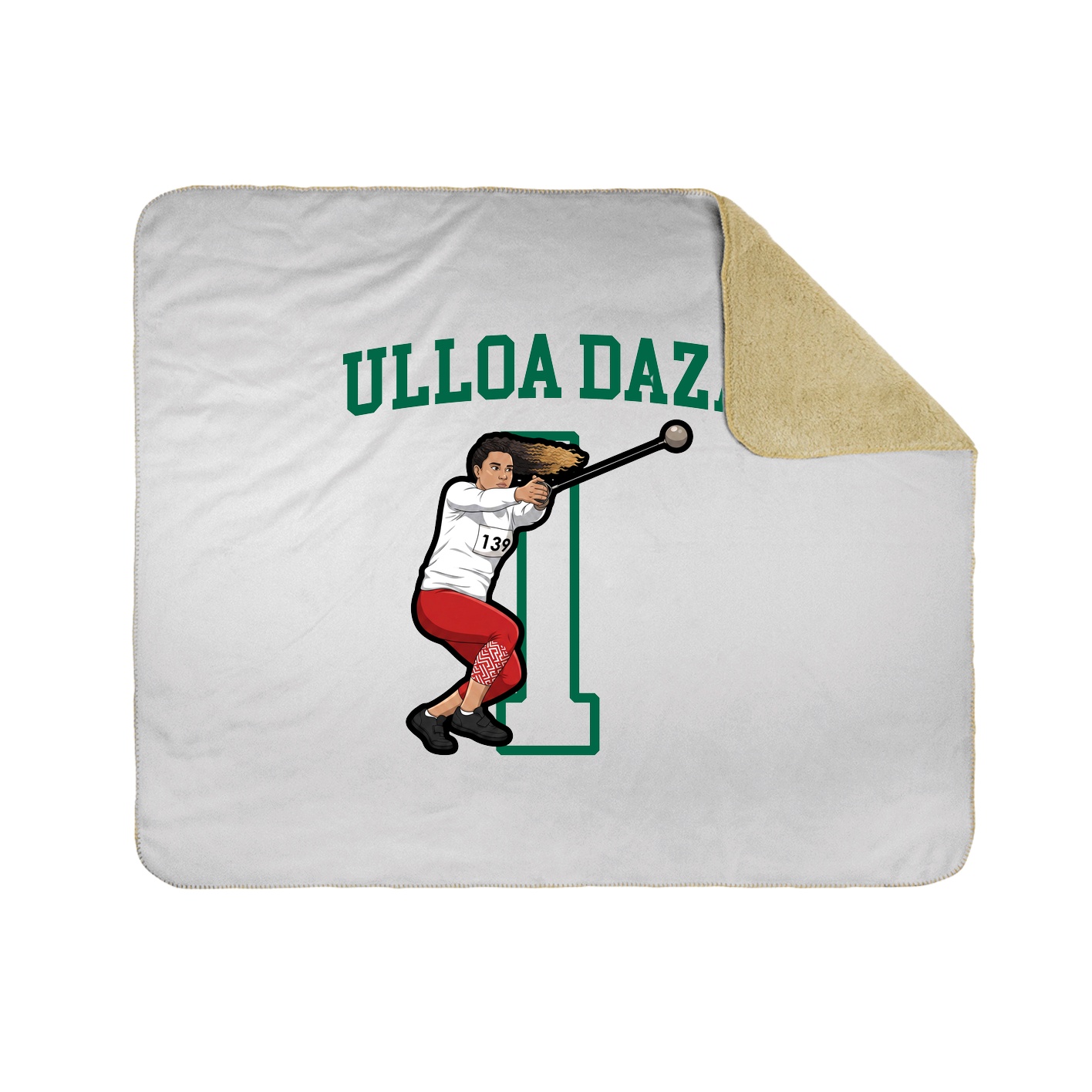 Throw Blanket — Shirsey in White