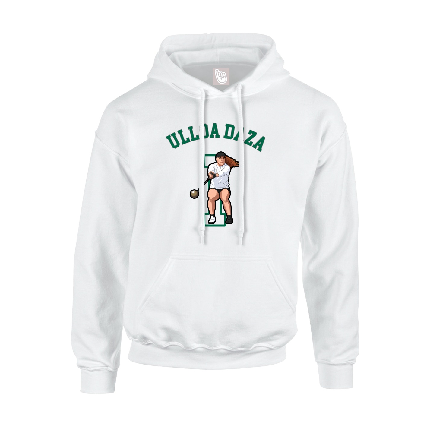 Youth Hoodie — Shirsey Arch in White