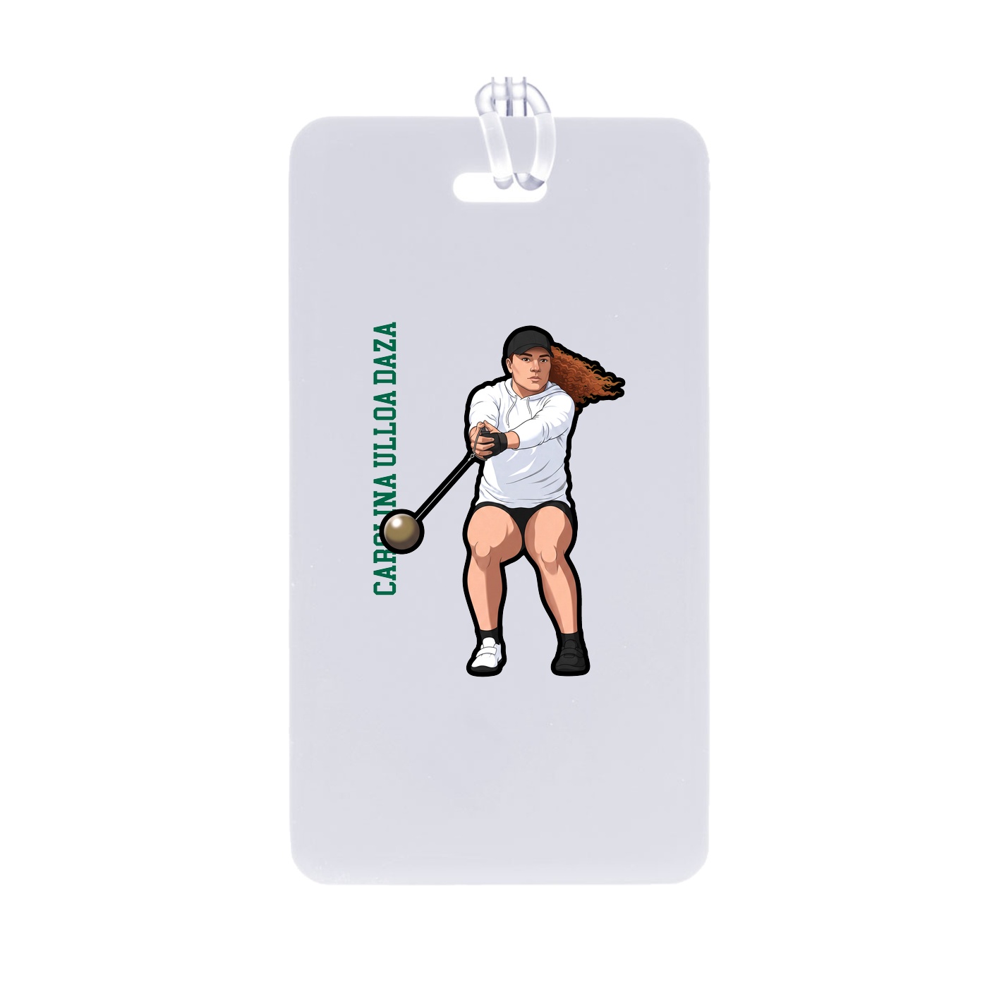 Bag Tag — Name Vertical in Classic