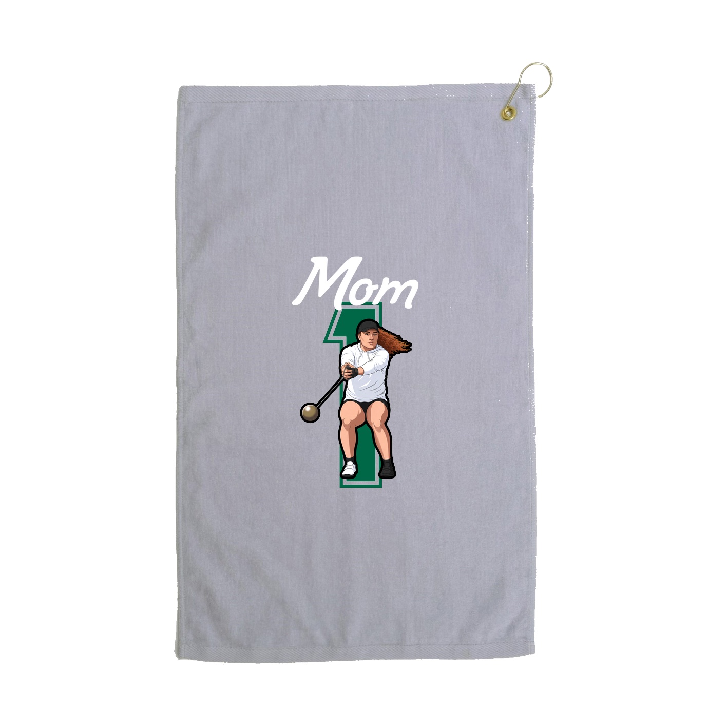 Golf Towel — Mothers Day Shirsey in Grey