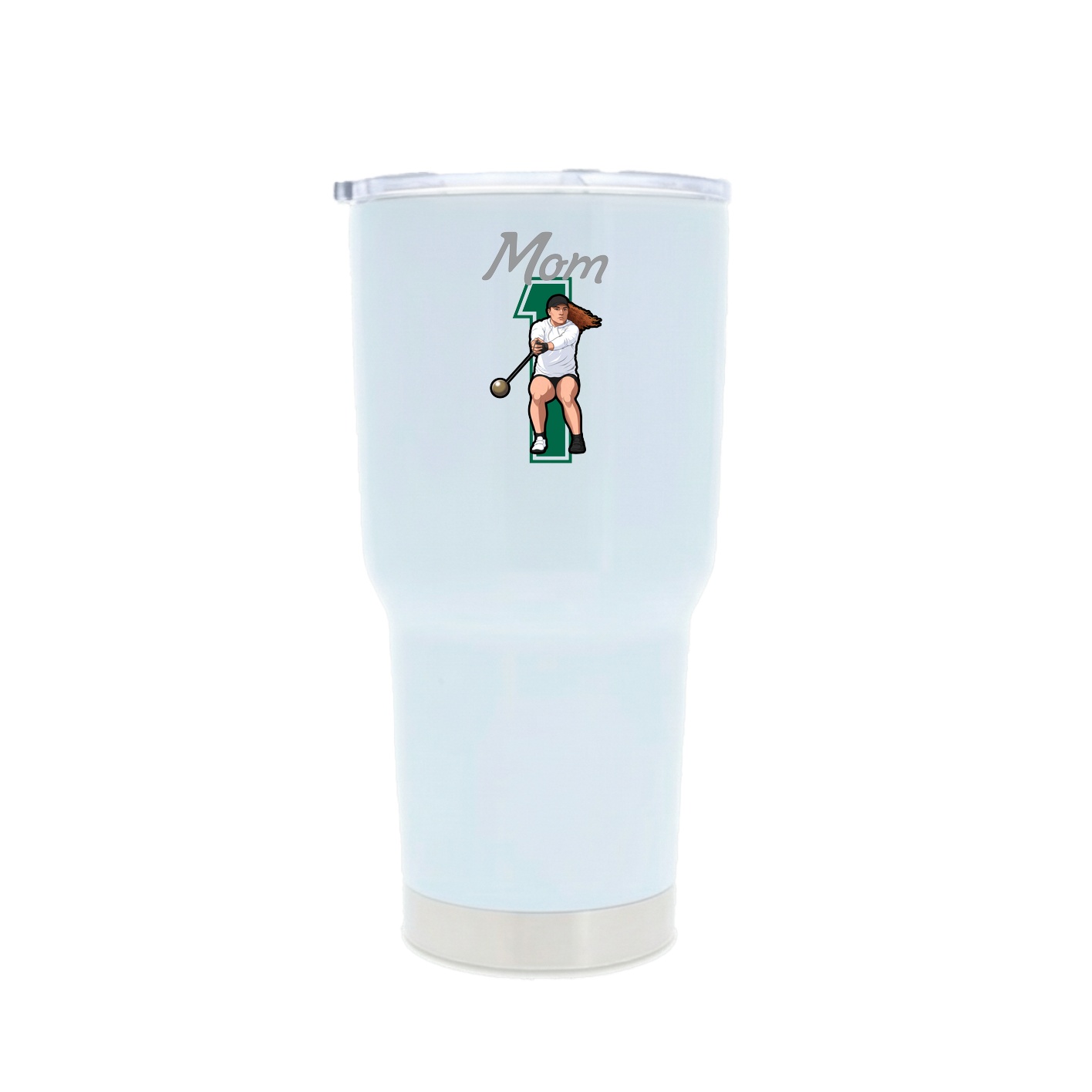 30oz Stainless Steel Tumbler — Mothers Day Shirsey in White