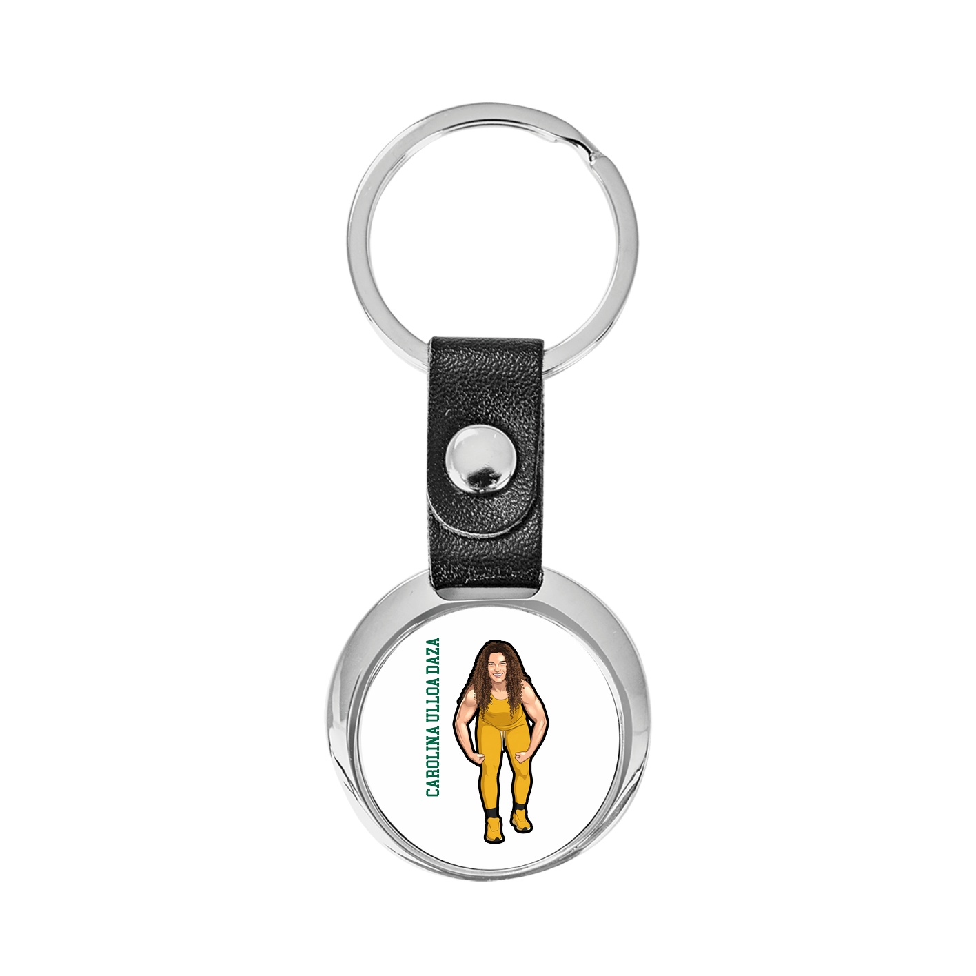 Key Chain — Name Vertical in Classic