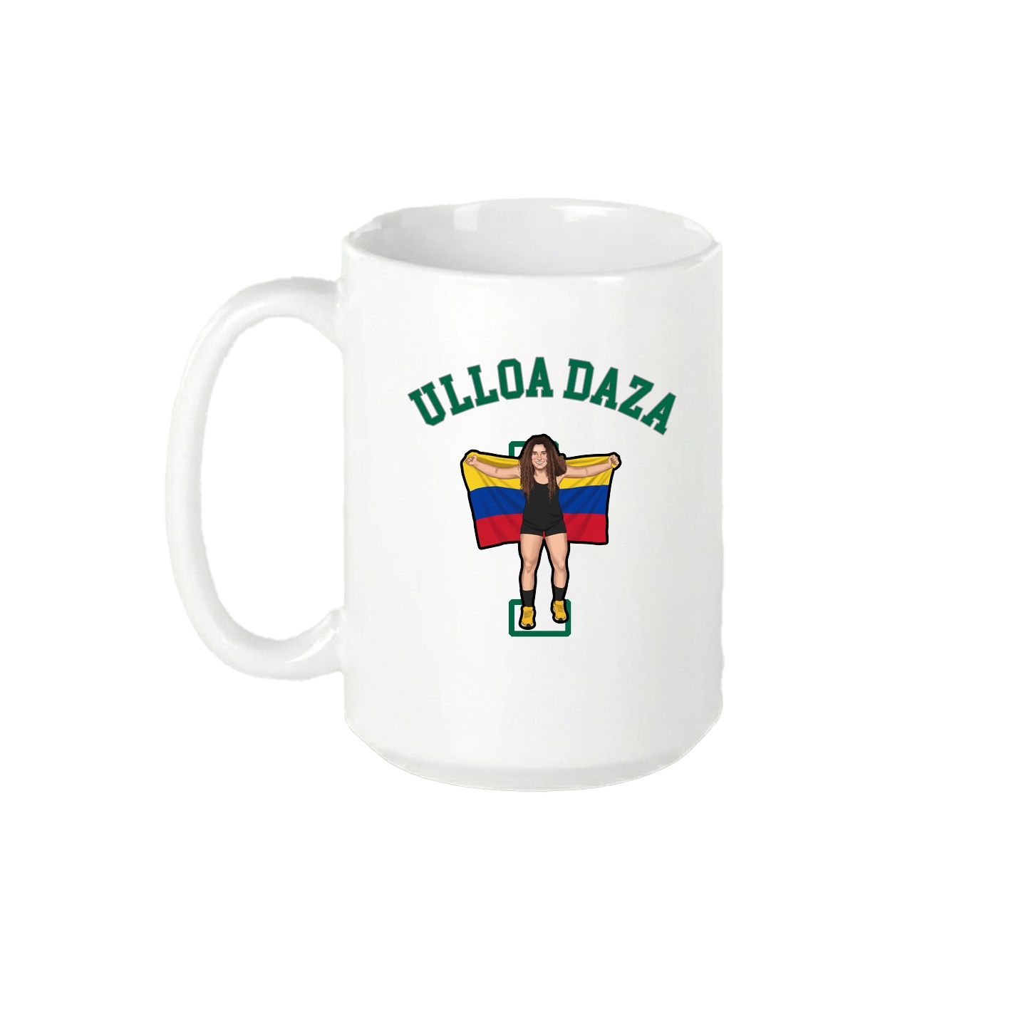 15oz Coffee Mug — Shirsey Arch in White