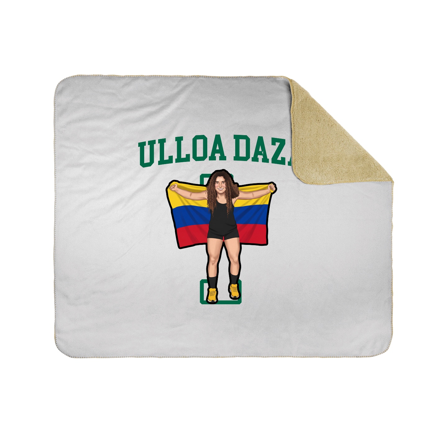 Throw Blanket — Shirsey in White