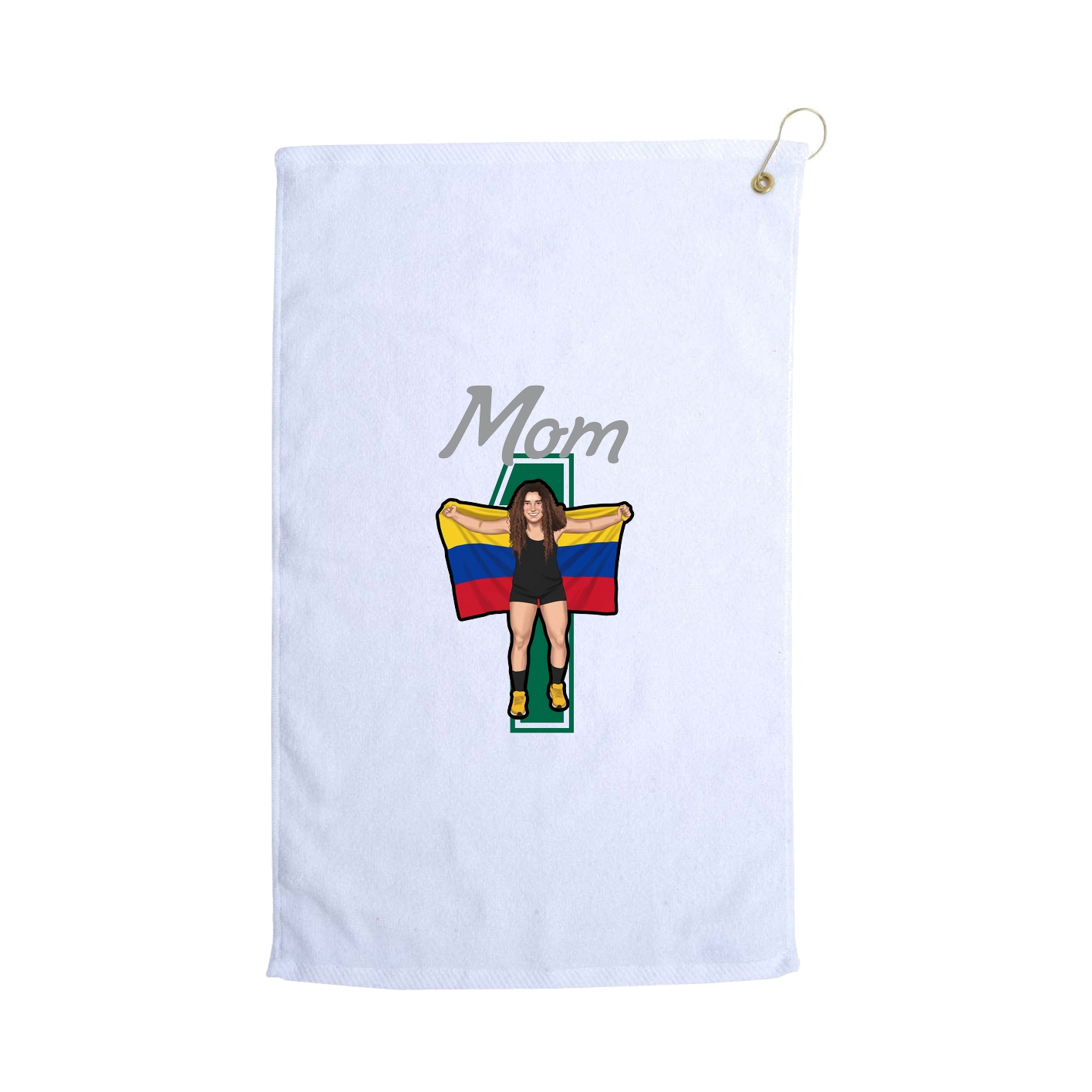 Golf Towel — Mothers Day Shirsey in White