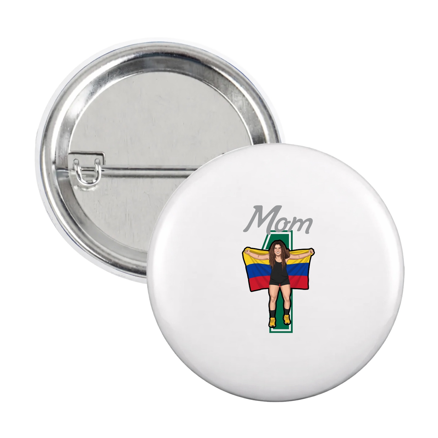 Game Day Button — Mothers Day Shirsey in White