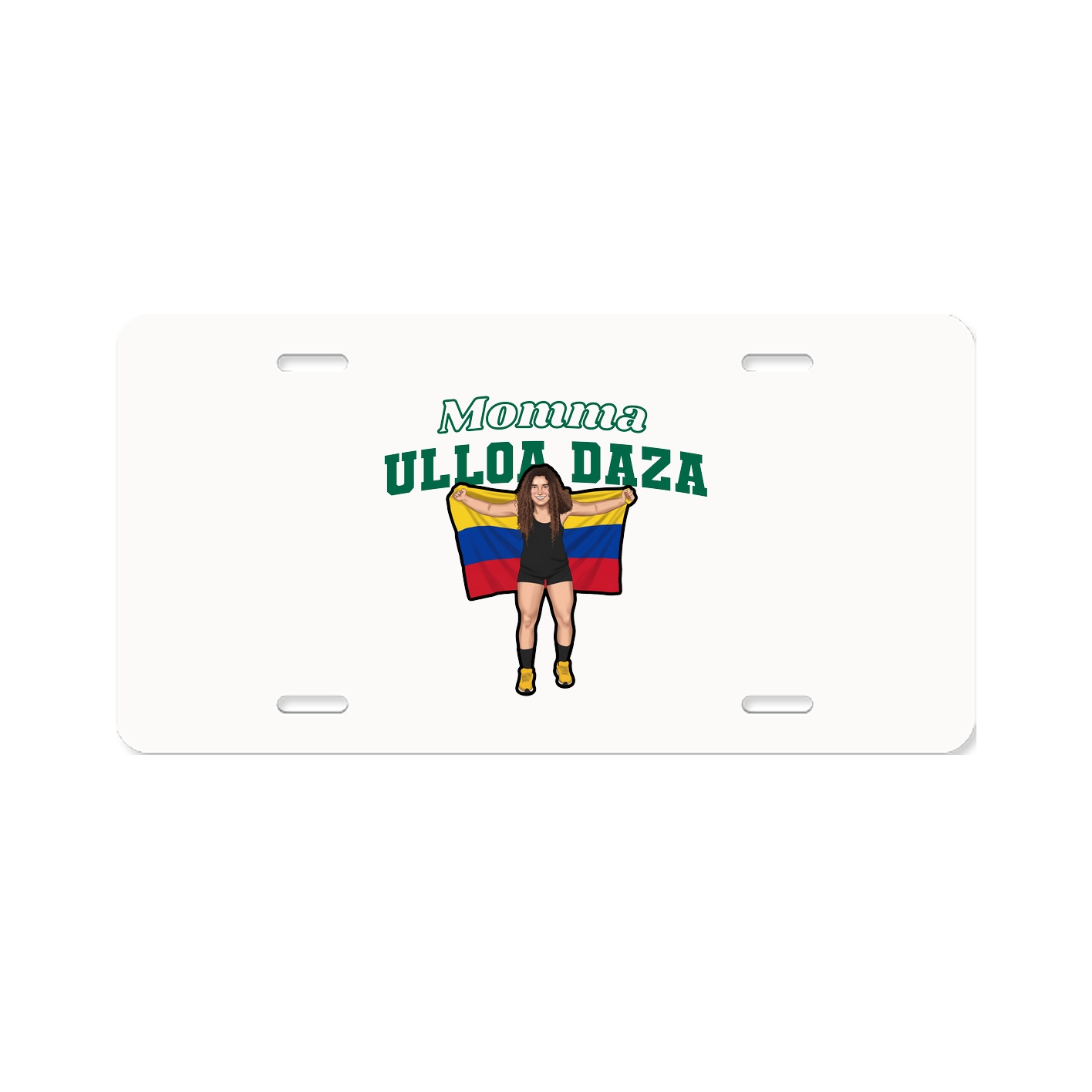 License Plate — Mothers Day Block in Classic