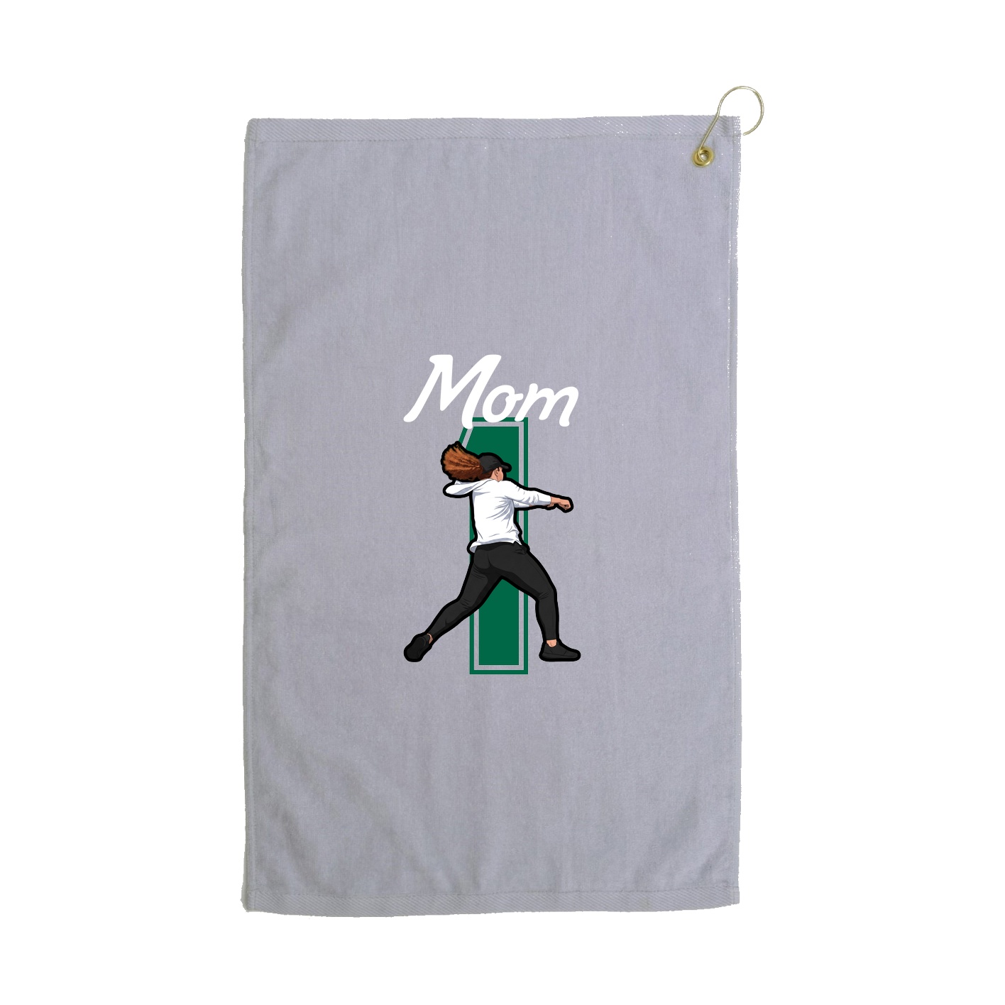 Golf Towel — Mothers Day Shirsey in Grey