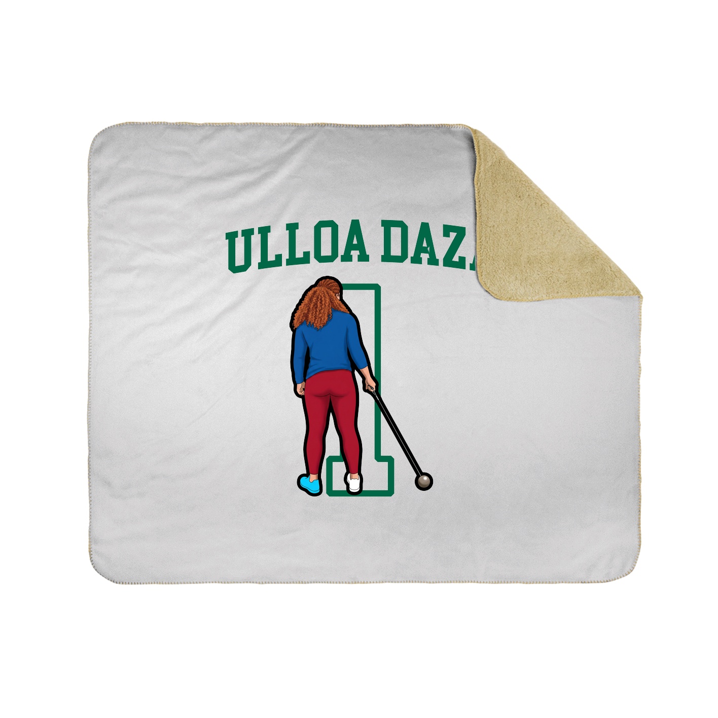 Throw Blanket — Shirsey in White