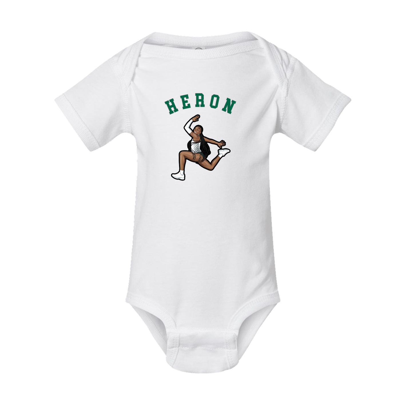 Baby Onesie — Shirsey Arch in White
