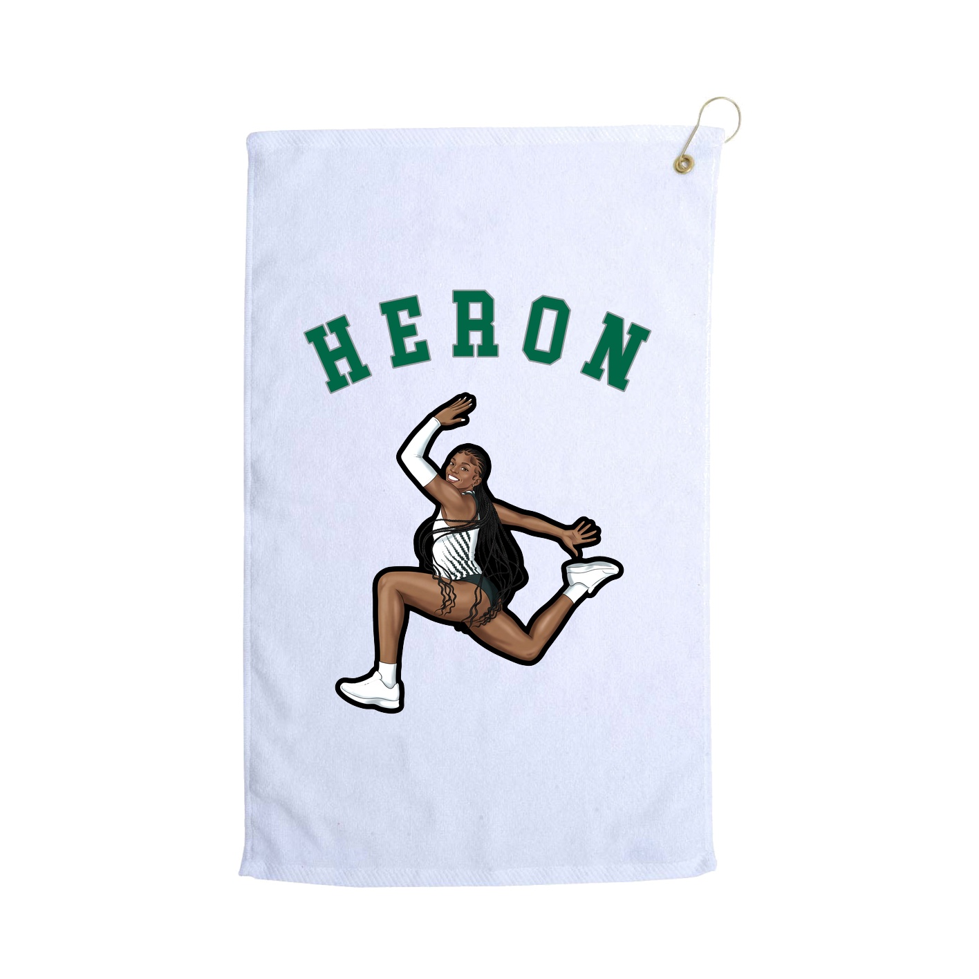 Golf Towel — Shirsey Arch in White