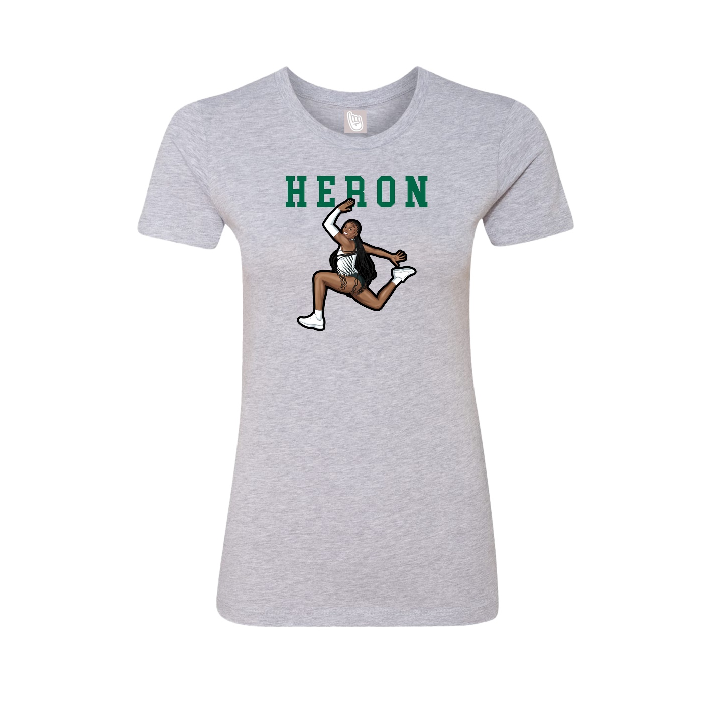 Fitted Women's Tee — Shirsey in Grey