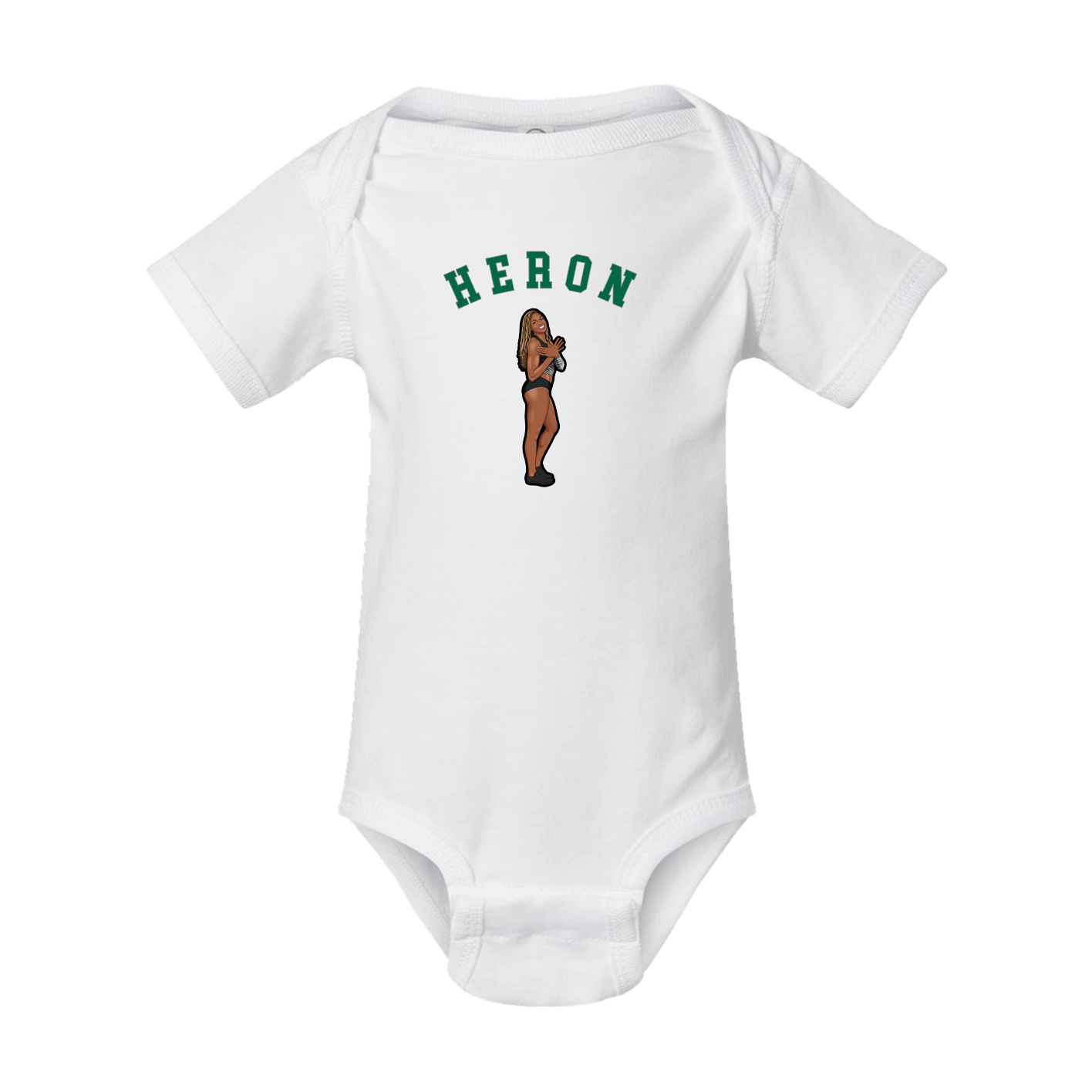 Baby Onesie — Shirsey Arch in White