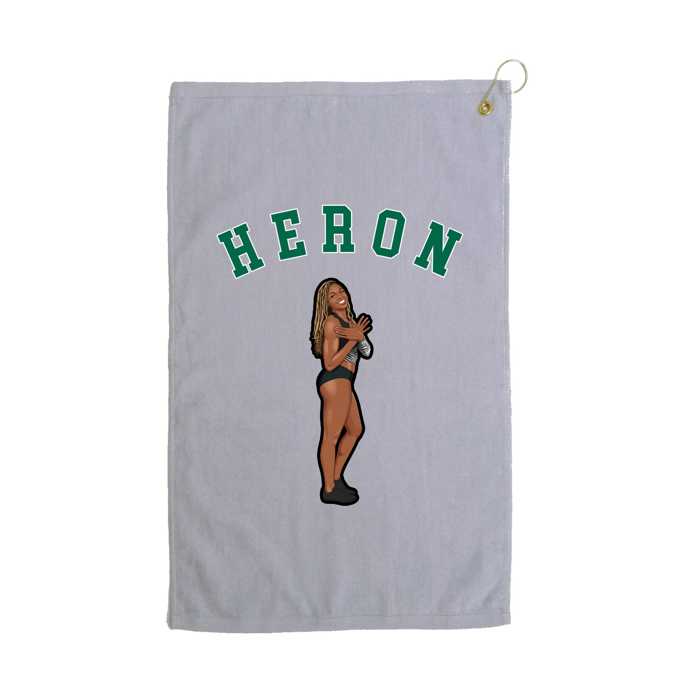 Golf Towel — Shirsey Arch in Grey