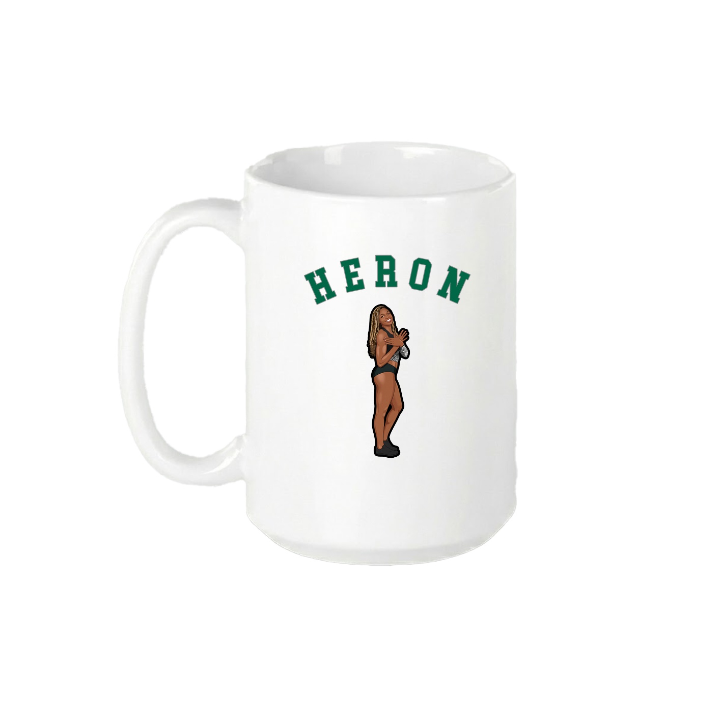 15oz Coffee Mug — Shirsey Arch in White