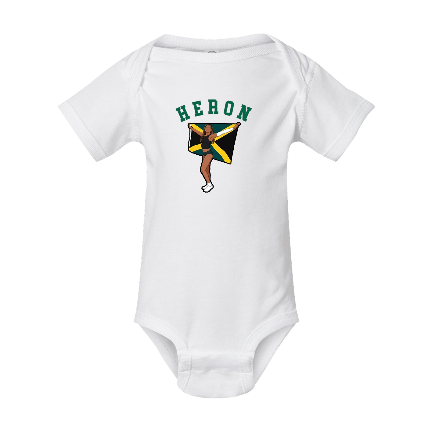 Baby Onesie — Shirsey Arch in White