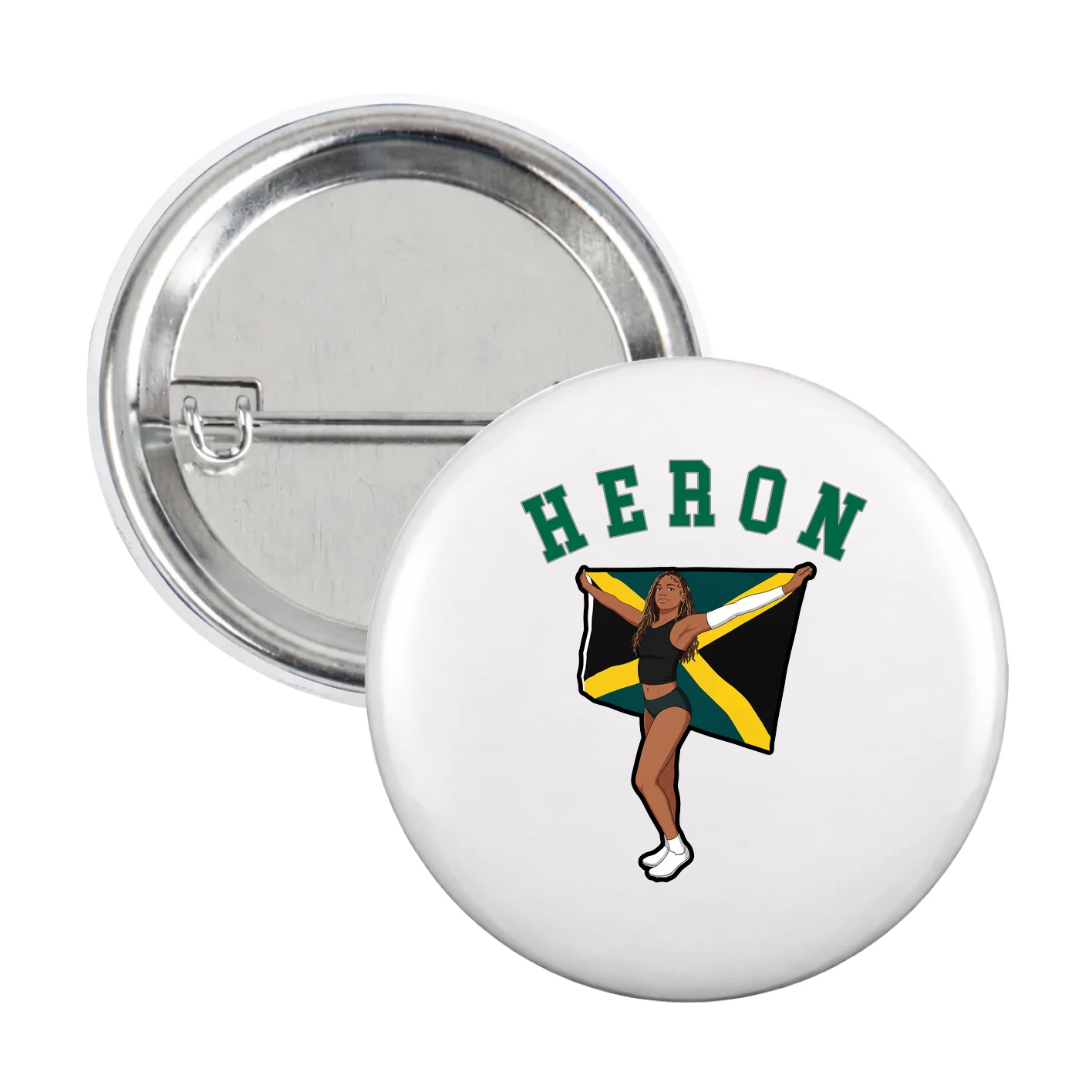 Game Day Button — Shirsey Arch in White
