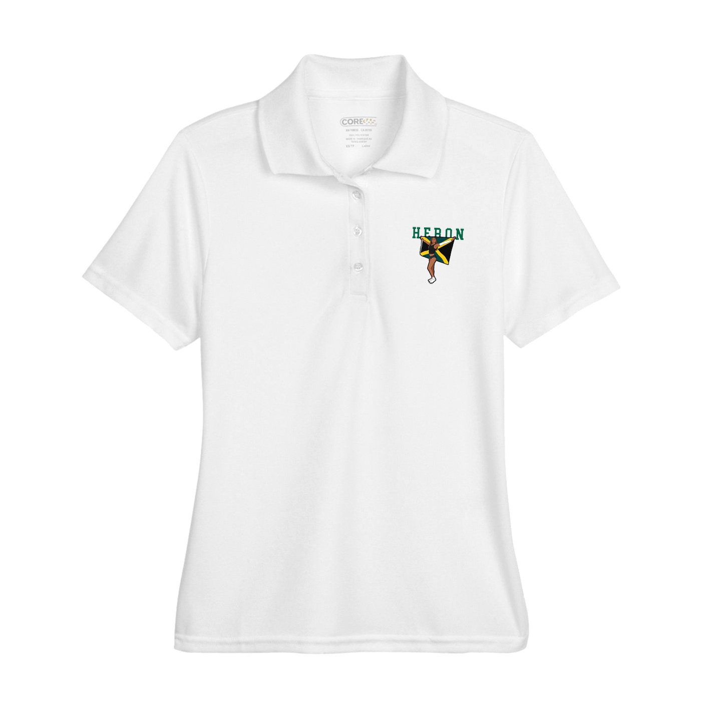 Womens Performance Polo — Shirsey in White
