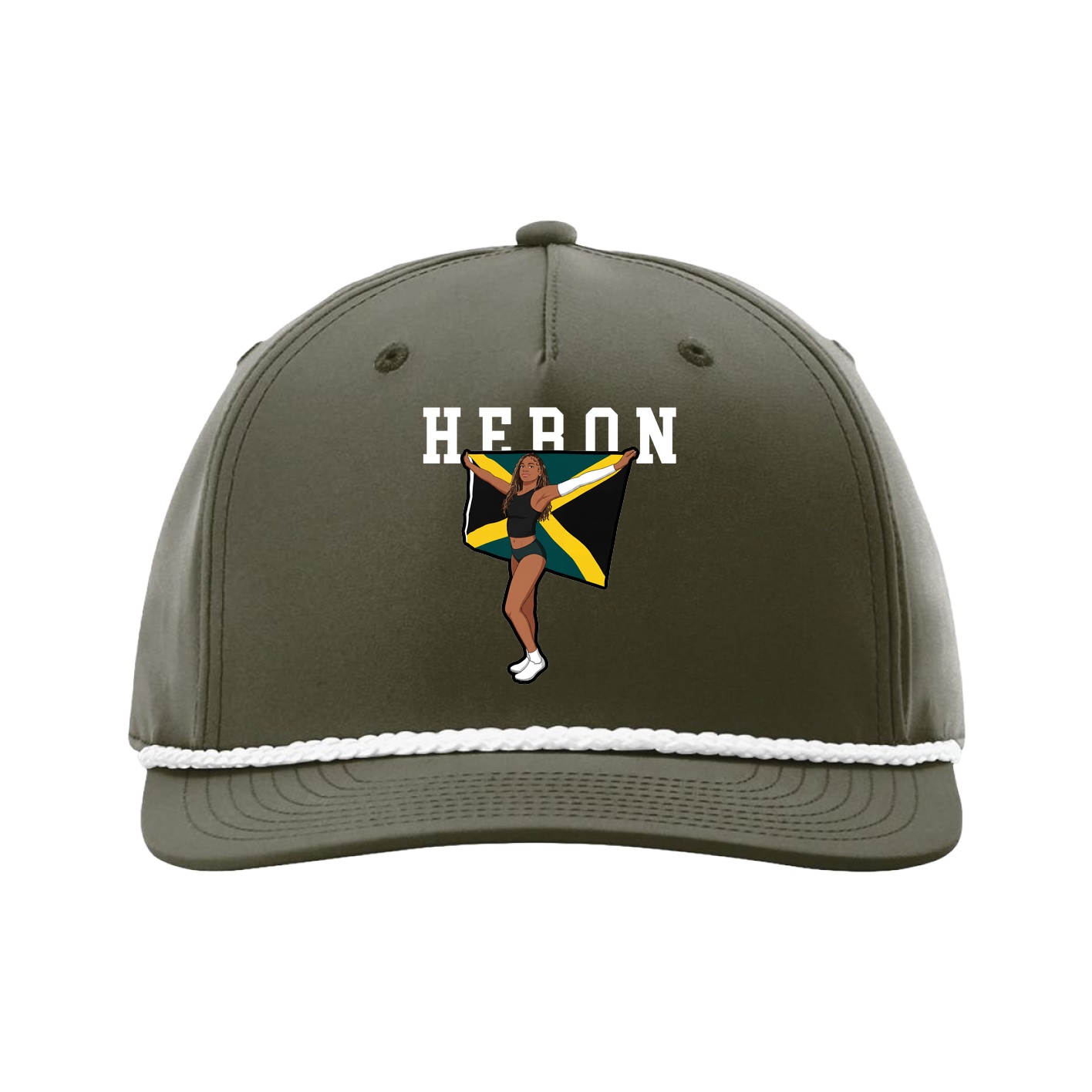 Five-Panel Classic Rope Cap — Shirsey in Green