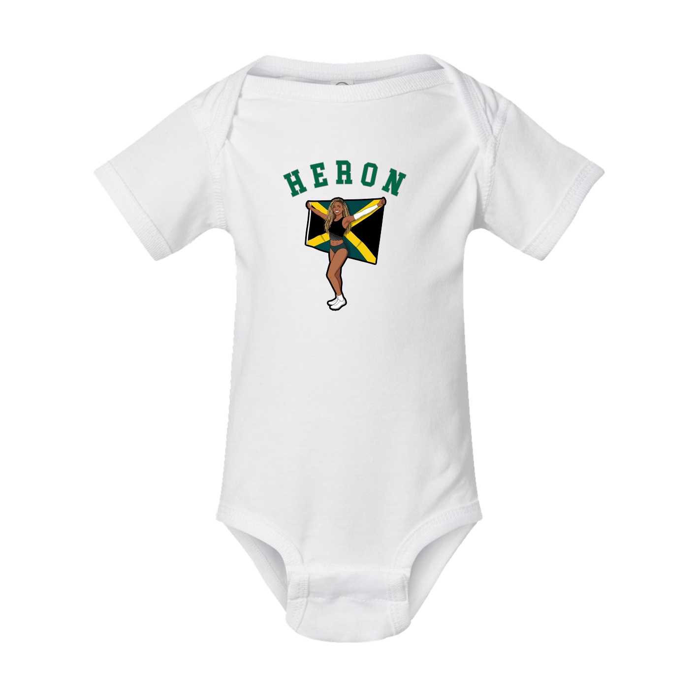 Baby Onesie — Shirsey Arch in White
