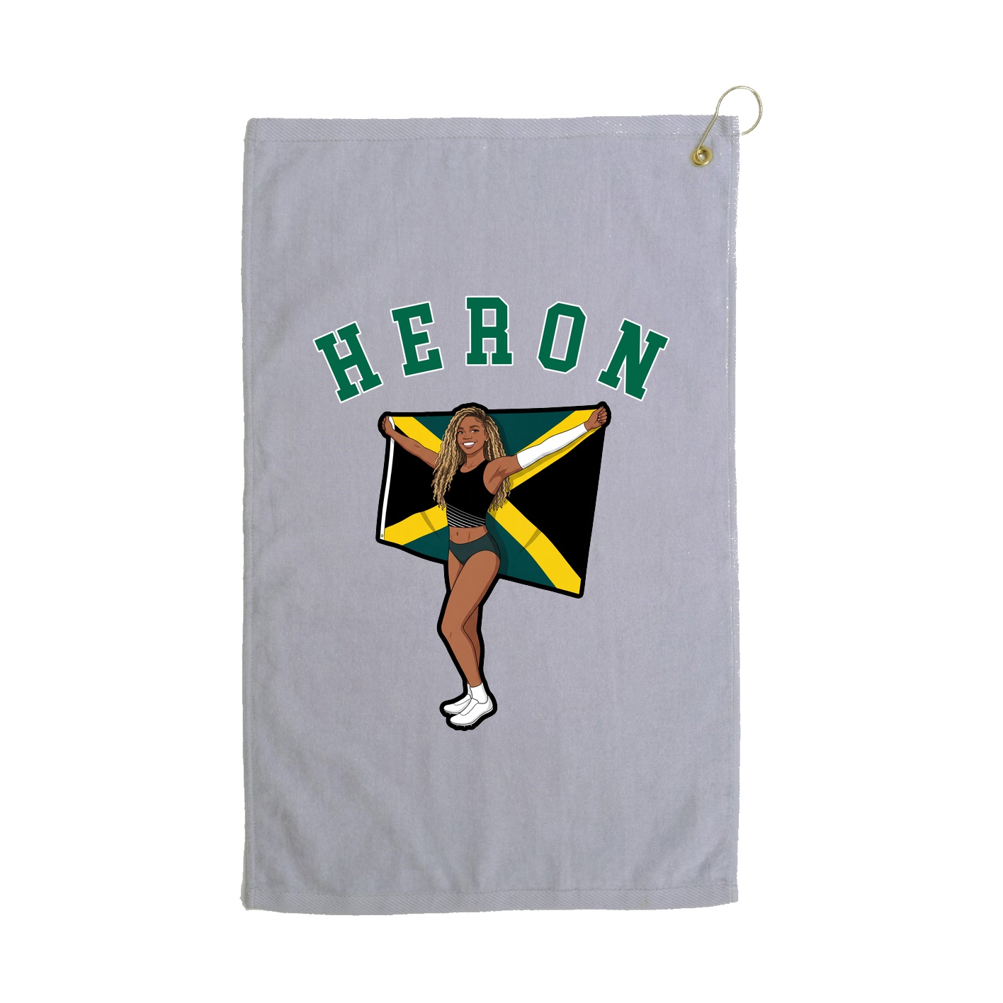 Golf Towel — Shirsey Arch in Grey