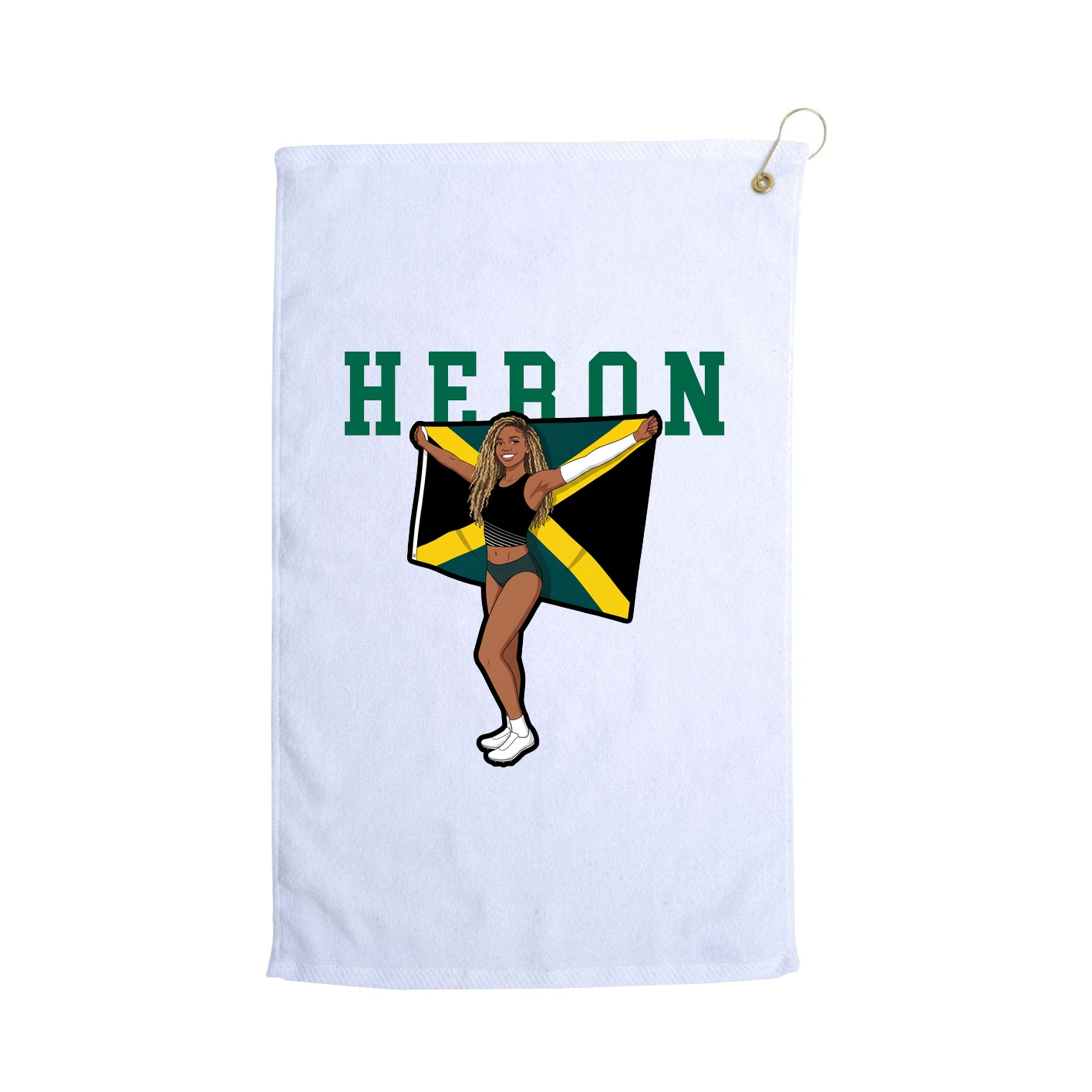 Golf Towel — Shirsey in White