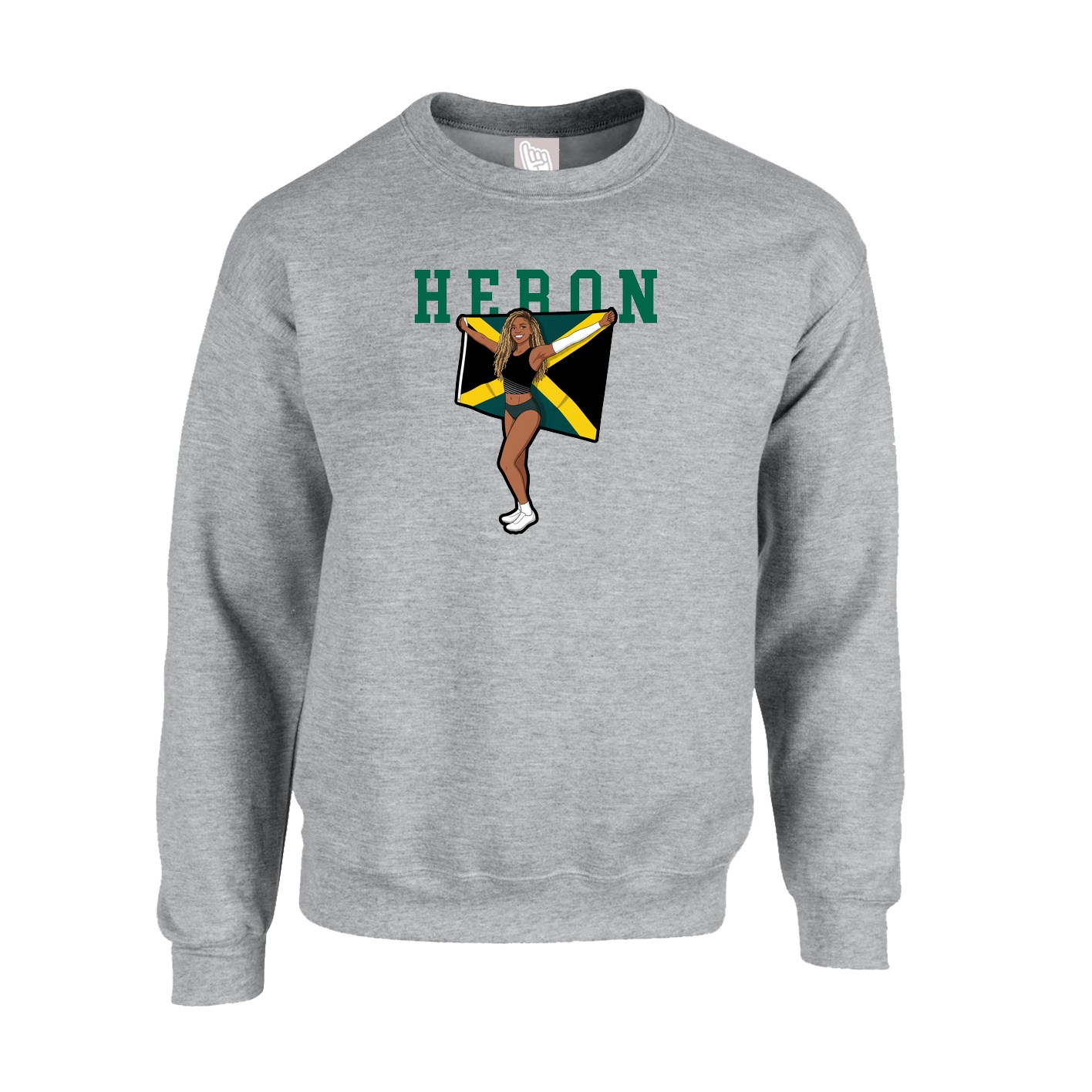 Fleece Crew — Shirsey in Grey