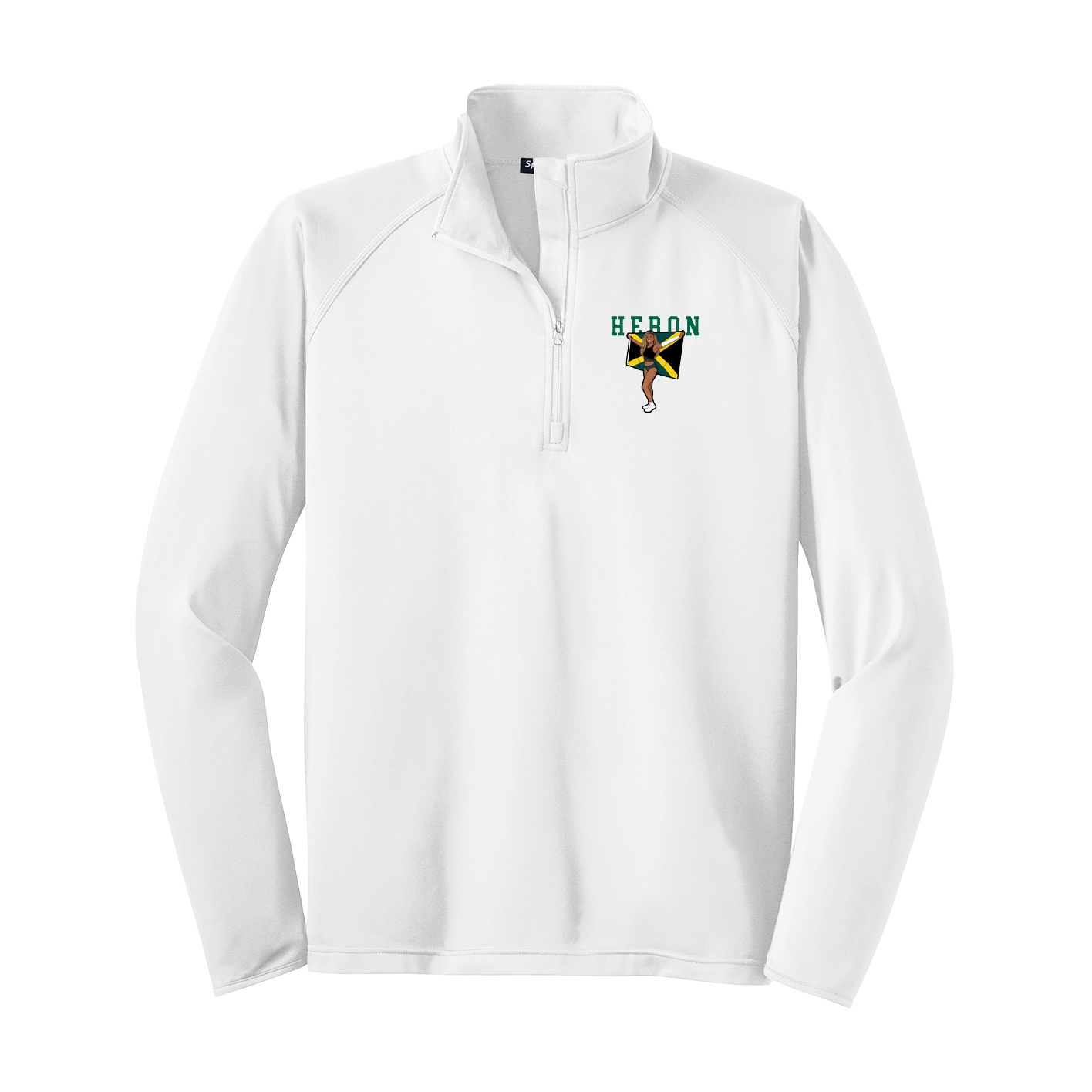Q-Zip Pullover — Shirsey in White