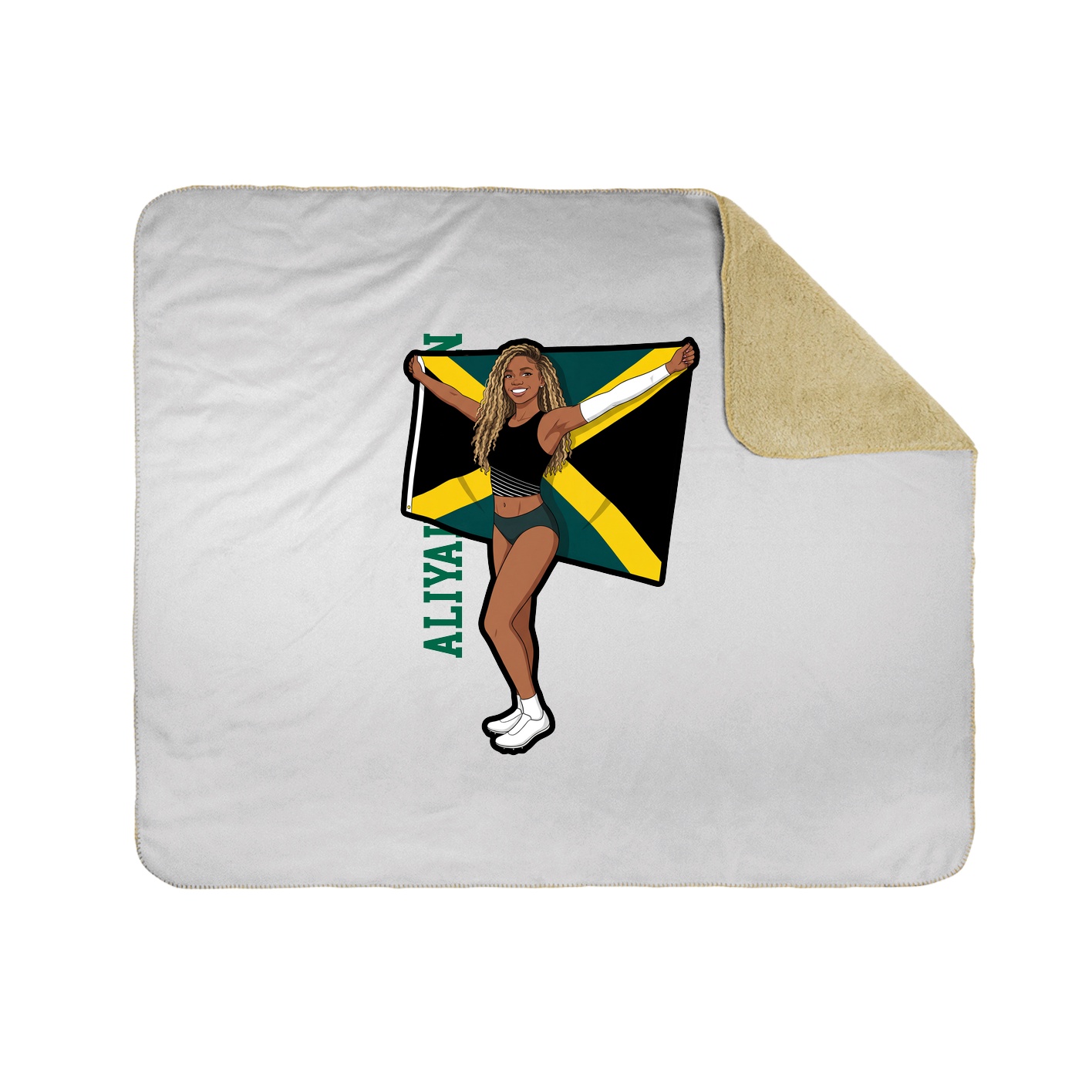 50x60 Sherpa Lined Throw Blanket