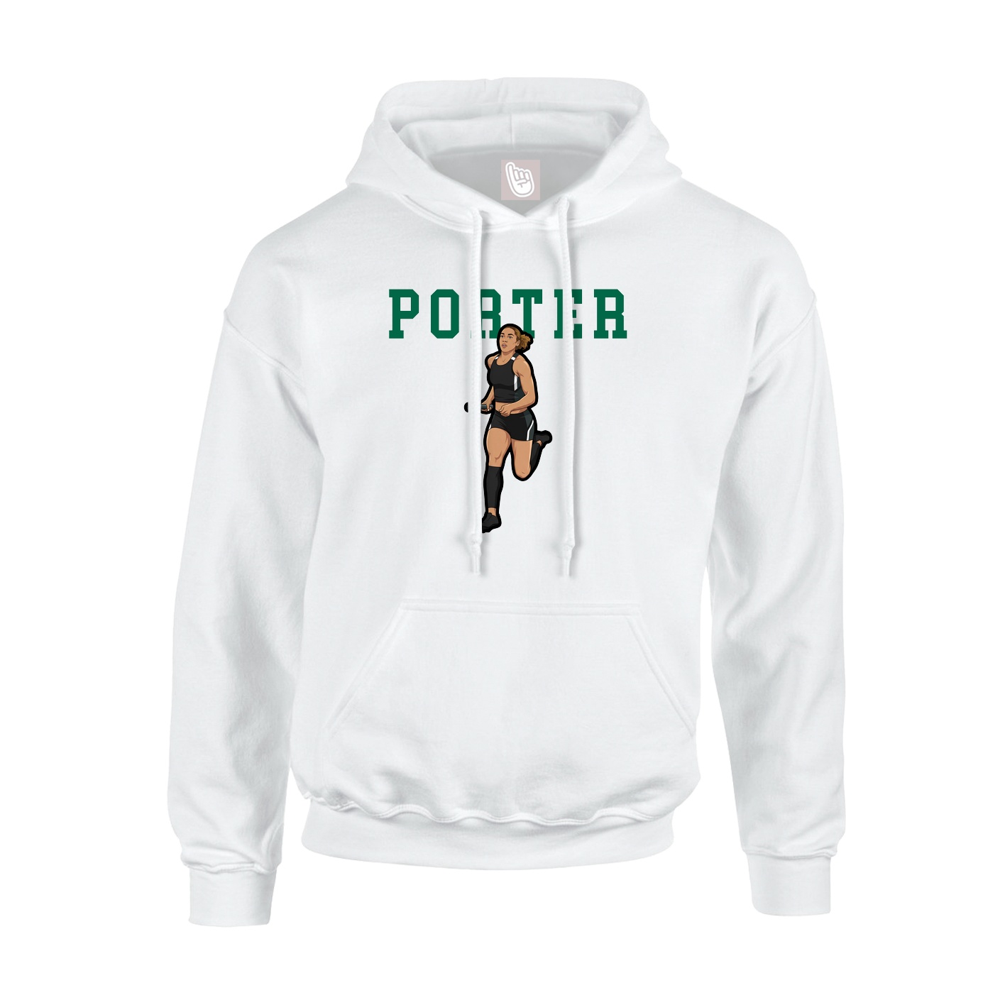 Hoodie — Shirsey in White