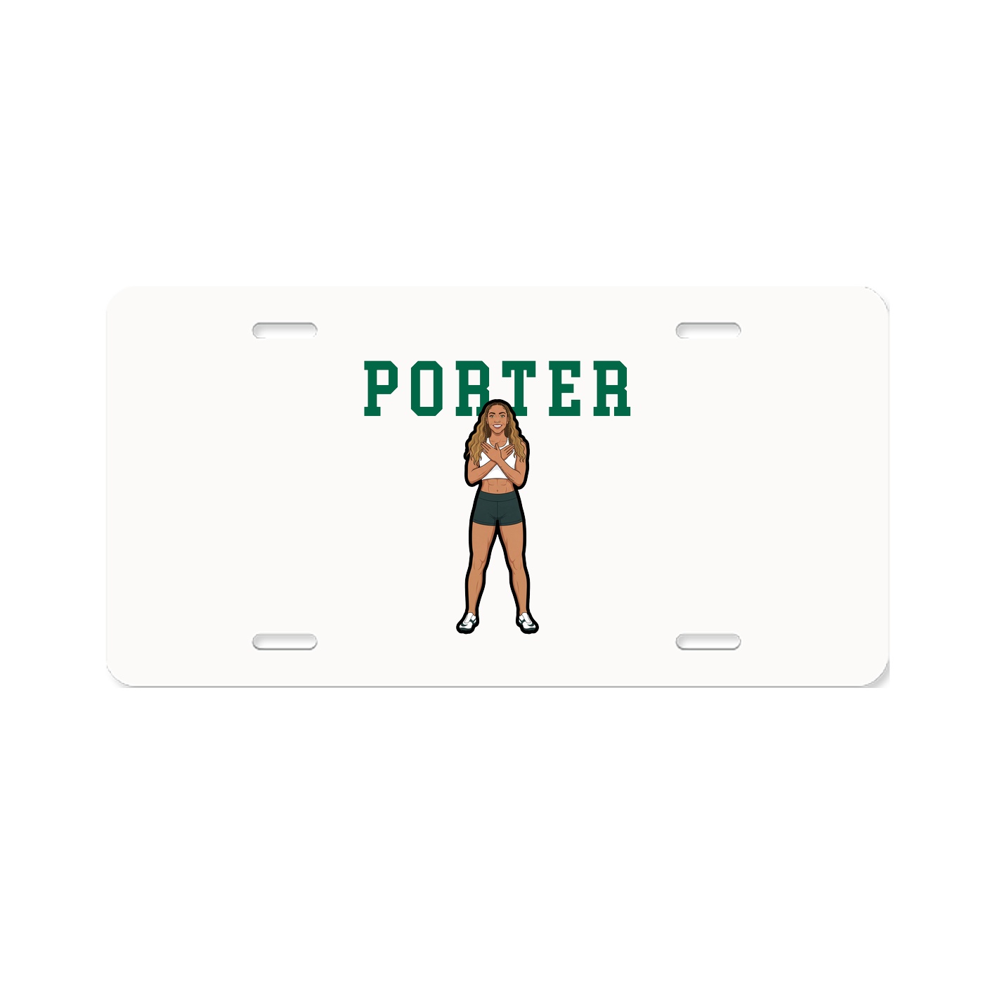 License Plate — Shirsey in Classic