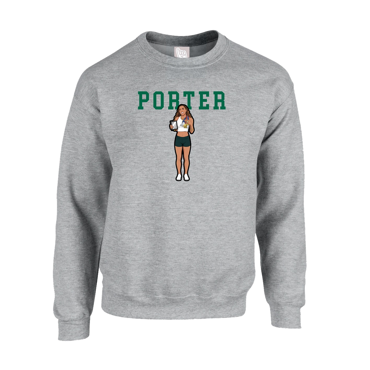 Fleece Crew — Shirsey in Grey