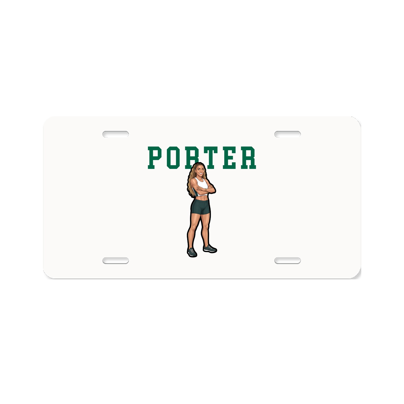 License Plate — Shirsey in Classic