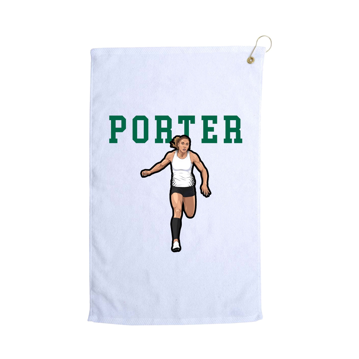 Golf Towel — Shirsey in White