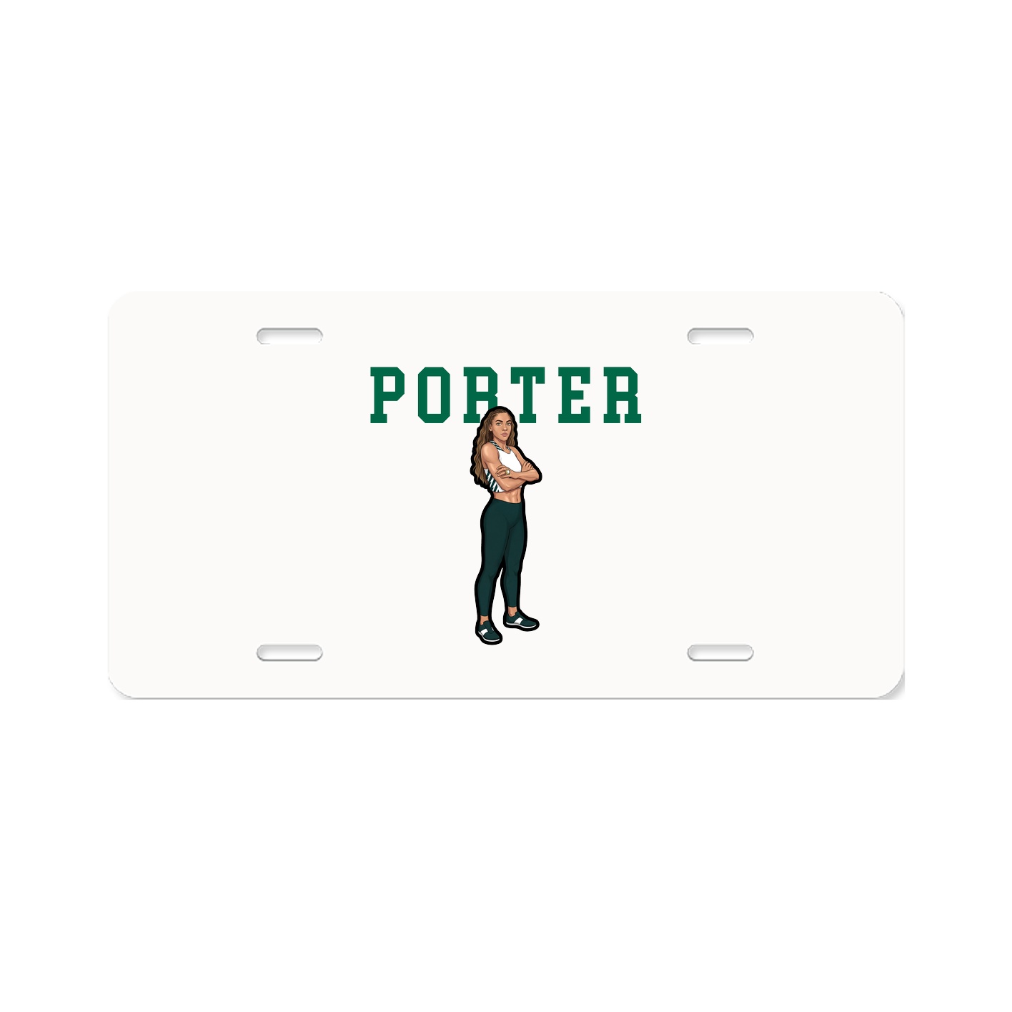 License Plate — Shirsey in Classic