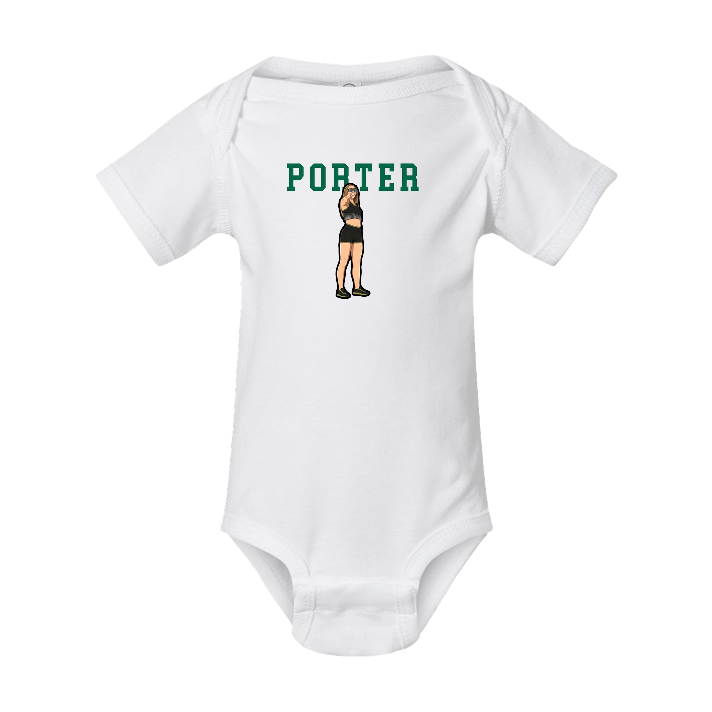Baby Onesie — Shirsey in White