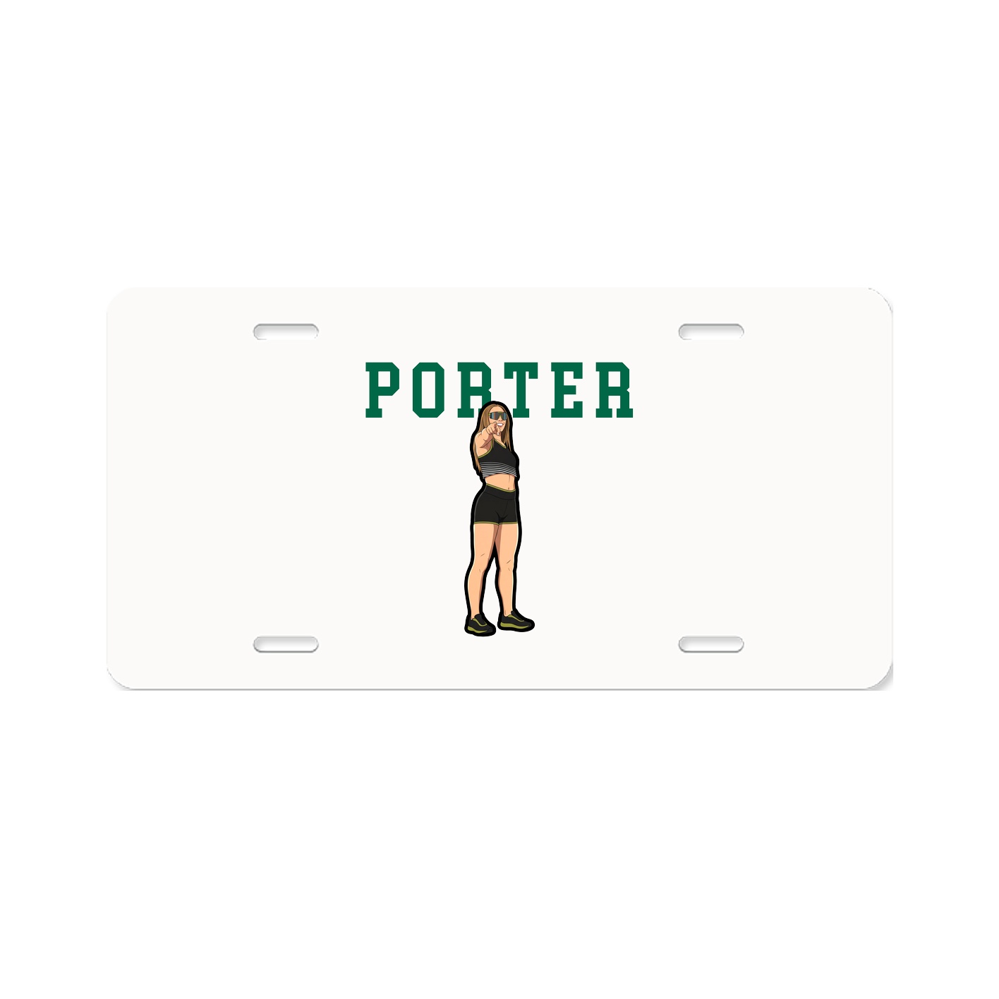 License Plate — Shirsey in Classic
