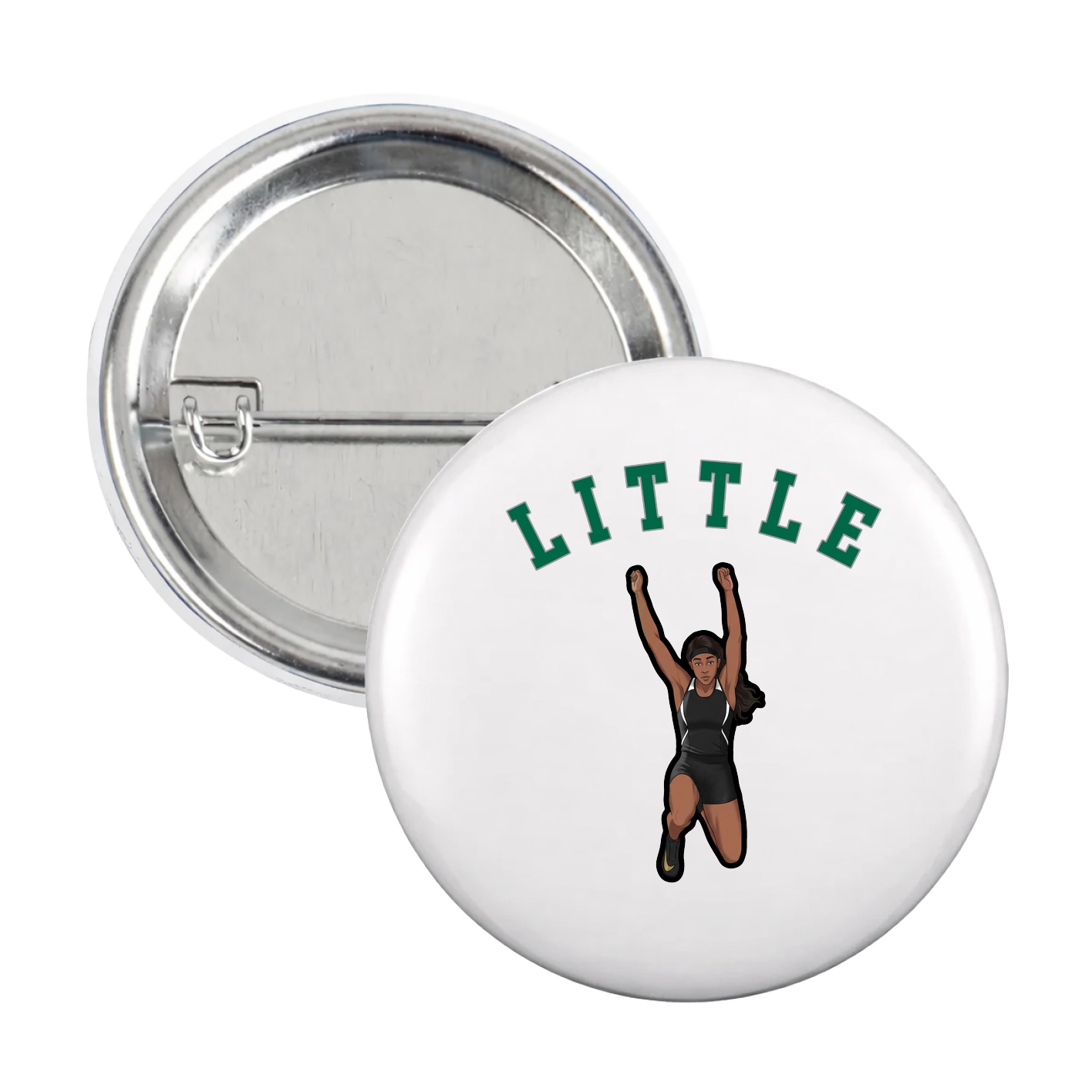 Game Day Button — Shirsey Arch in White