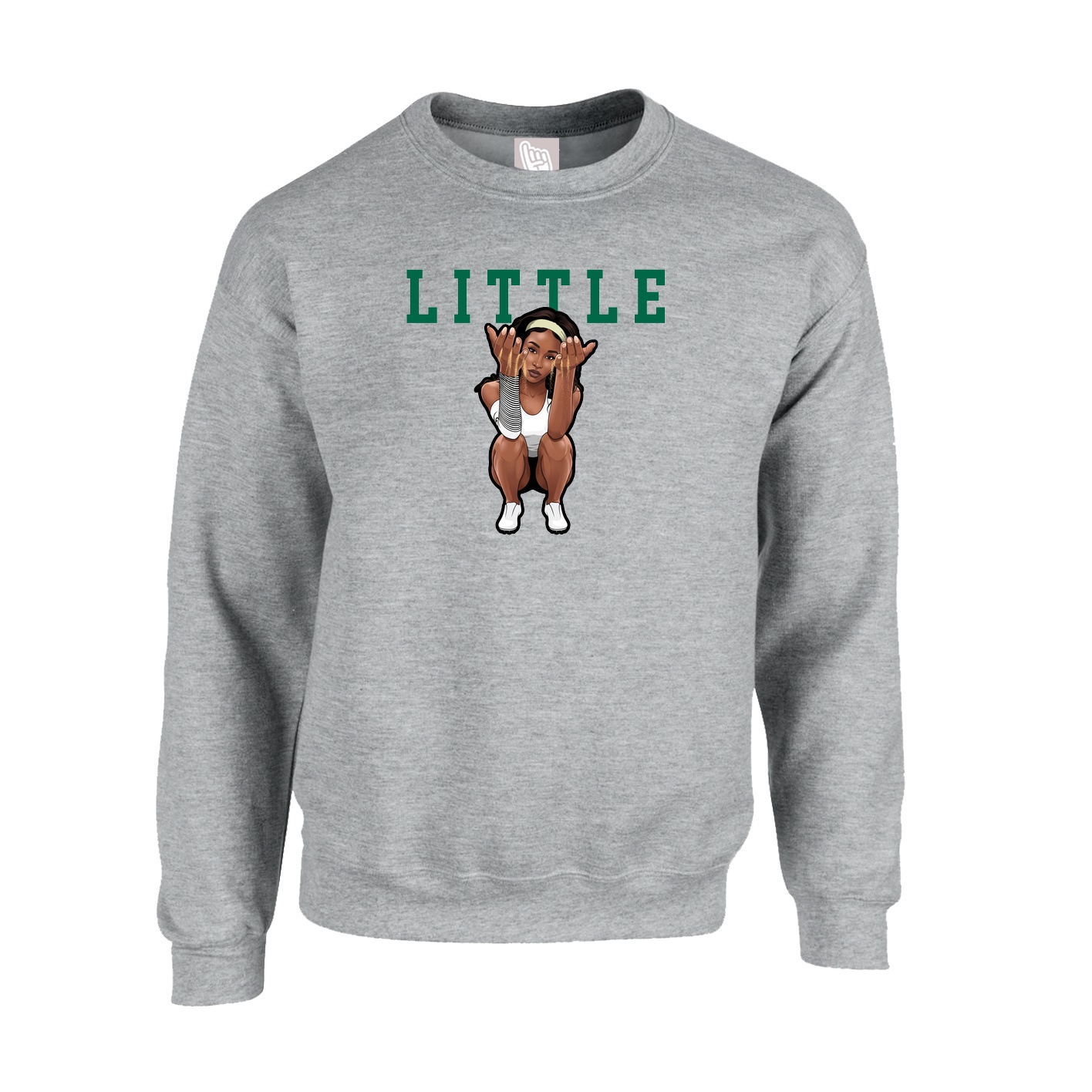 Fleece Crew — Shirsey in Grey