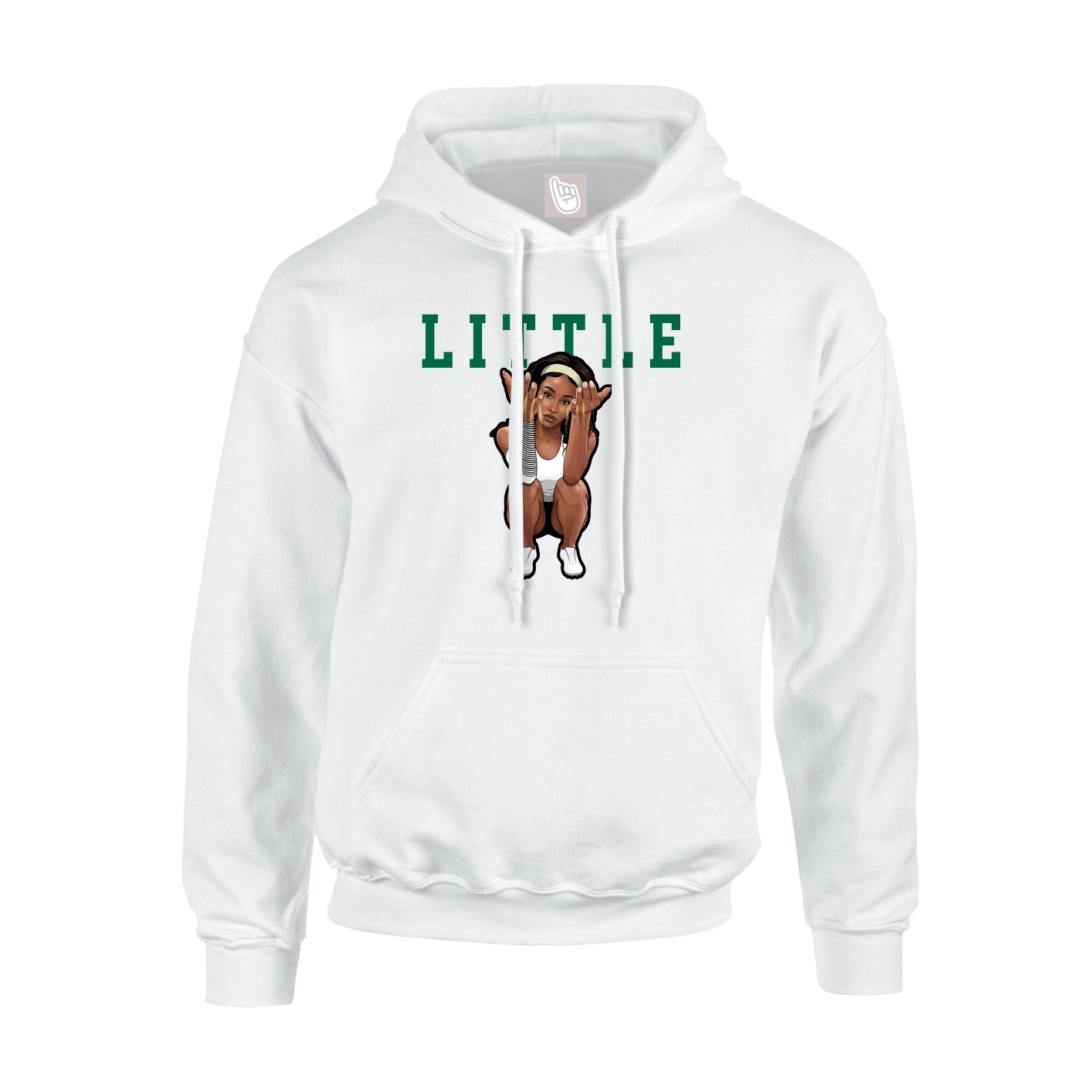 Youth Hoodie — Shirsey in White